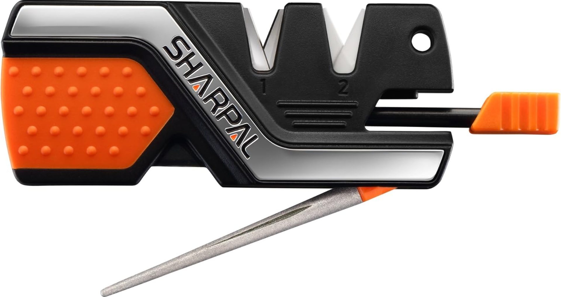 SHARPAL 101N 6-In-1 Pocket Knife Sharpener & Survival Tool, with Fire Starter Ferro Rod, Whistle & Diamond Sharpening Rod, Quickly Repair, Restore and Hone Straight and Serrated Blade SHARPAL 101N 6-In-1 Pocket Knife Sharpener & Survival Tool, with Fire Starter Ferro Rod, Whistle & Diamond Sharpening Rod, Quickly Repair, Restore and Hone Straight and Serrated Blade