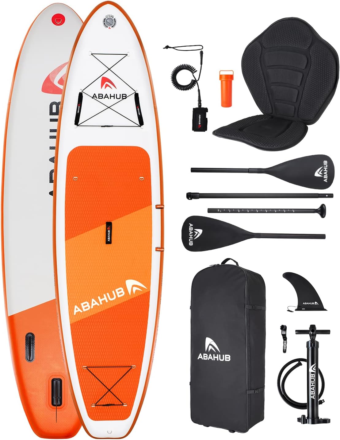 Abahub Inflatable SUP, Wide 10’6″ x 31″/34″ x 10’6″ iSUP, Blue Standup Paddleboard with Adjustable SUP Kayak Paddle, for Yoga, Paddle Board, Kayaking, Surf, Canoe, Fishing Abahub Inflatable SUP, Wide 10’6″ x 31″/34″ x 10’6″ iSUP, Blue Standup Paddleboard with Adjustable SUP Kayak Paddle, for Yoga, Paddle Board, Kayaking, Surf, Canoe, Fishing