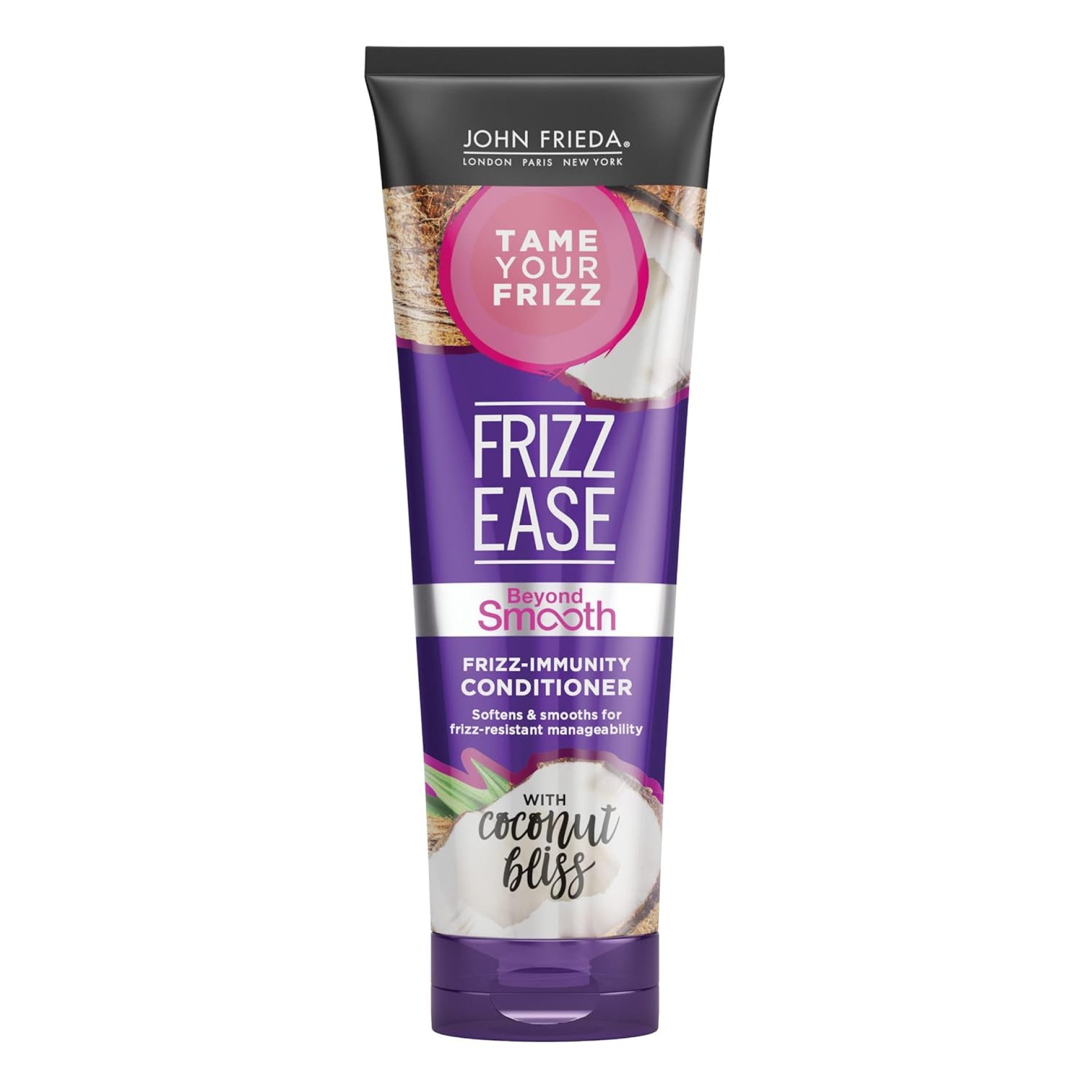 John Frieda Frizz Ease Beyond Smooth Frizz-Immunity Conditioner, 8.45 Ounces, Anti-Humidity Conditioner, Prevents Frizz, with Pure Coconut Oil John Frieda Frizz Ease Beyond Smooth Frizz-Immunity Conditioner, 8.45 Ounces, Anti-Humidity Conditioner, Prevents Frizz, with Pure Coconut Oil