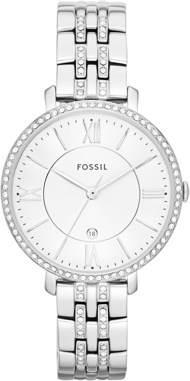 Fossil Women’s Jacqueline Quartz Stainless Steel Three-Hand Watch Fossil Women’s Jacqueline Quartz Stainless Steel Three-Hand Watch