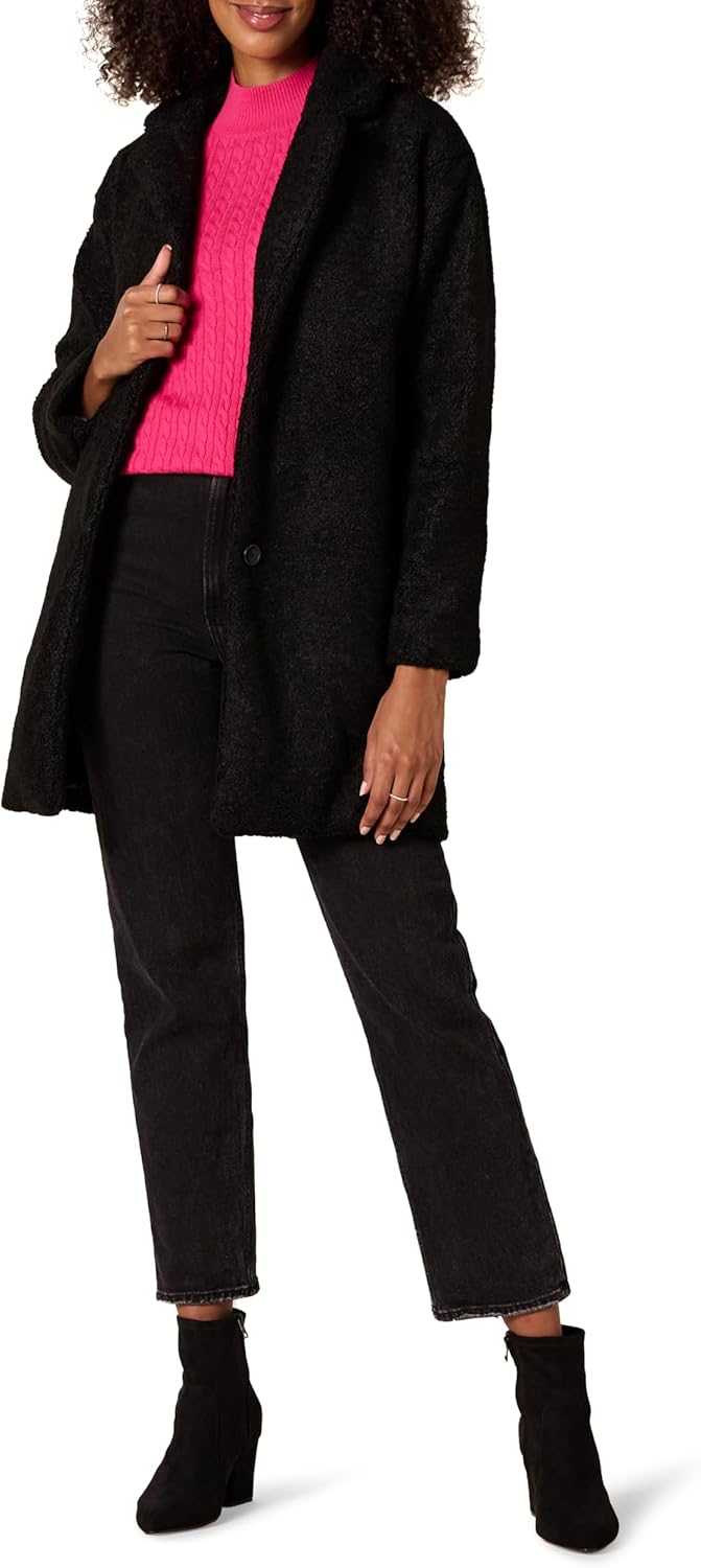 Amazon Essentials Women’s Teddy Bear Fleece Oversized-Fit Lapel Jacket (Previously Daily Ritual) Amazon Essentials Women’s Teddy Bear Fleece Oversized-Fit Lapel Jacket (Previously Daily Ritual)