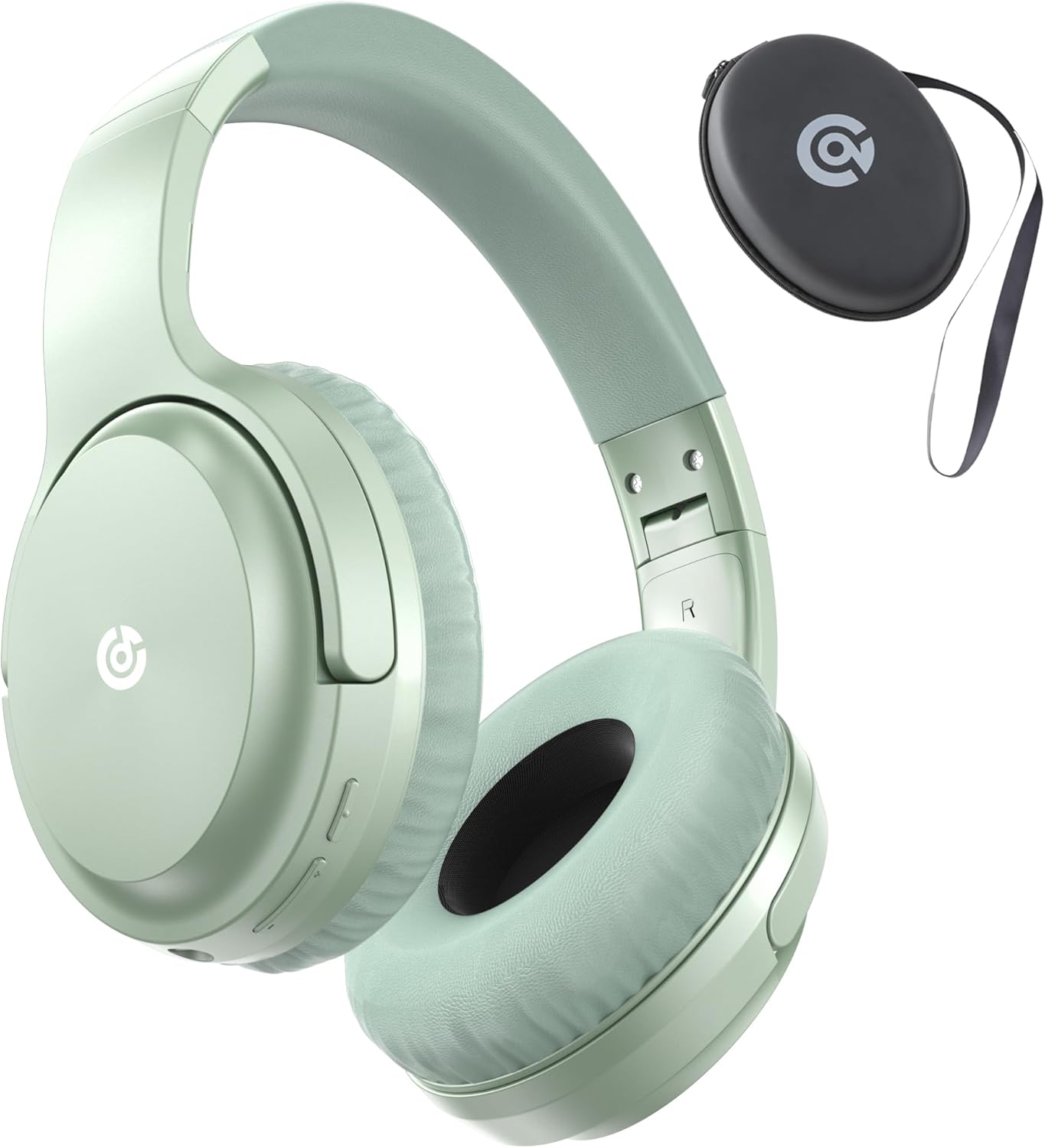 Headphones Wireless Bluetooth 120H Playtime, Over Ear Headphones with Microphone, Lightweight Foldable Wireless Headset with Case, HiFi Stereo Sound for Travel/Work/Leisure-Green Headphones Wireless Bluetooth 120H Playtime, Over Ear Headphones with Microphone, Lightweight Foldable Wireless Headset with Case, HiFi Stereo Sound for Travel/Work/Leisure-Green