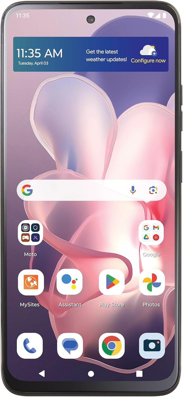 Tracfone | Motorola Moto g Power 5G 2024 | Locked | 128GB | 5000mAh Battery | 50MP Main Camera | Black Tracfone | Motorola Moto g Power 5G 2024 | Locked | 128GB | 5000mAh Battery | 50MP Main Camera | Black