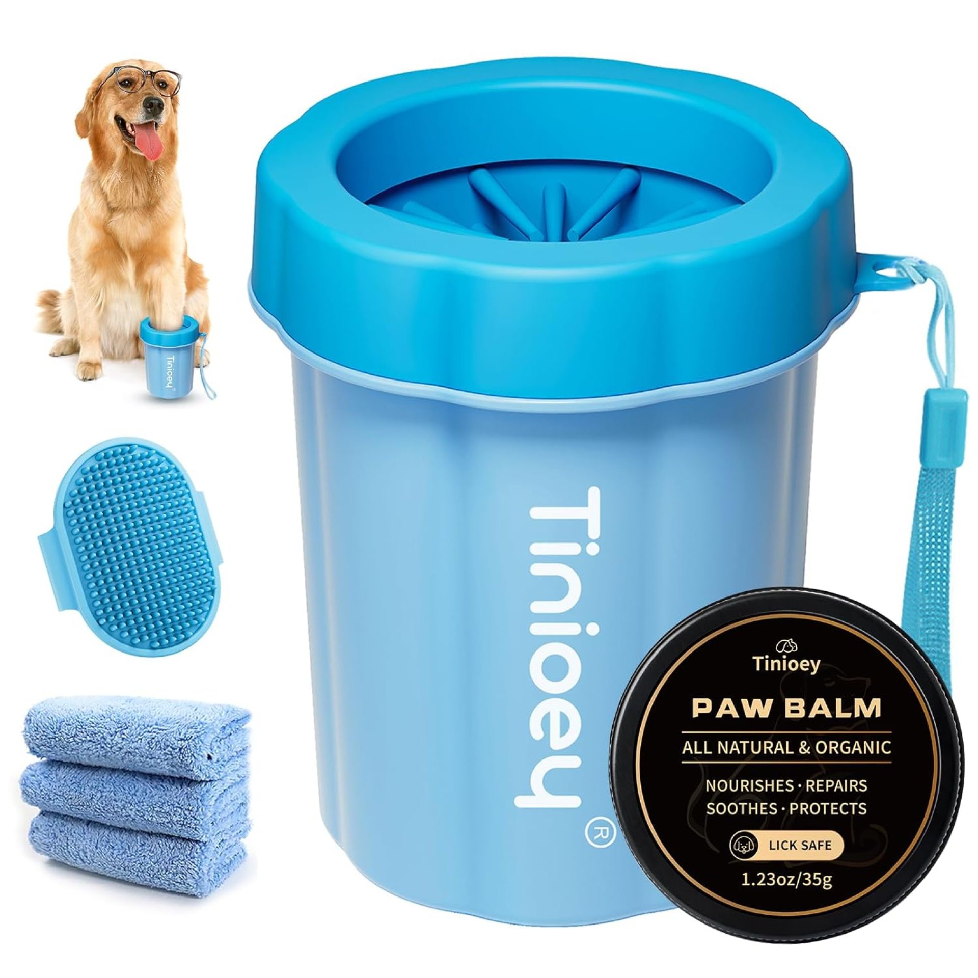 Dog Paw Cleaner for Dogs, Dog Paw Washer, Muddy Paw Cleaner, Pet Foot Cleaner, Dog Paw Protector Kit Dog Paw Cleaner for Dogs, Dog Paw Washer, Muddy Paw Cleaner, Pet Foot Cleaner, Dog Paw Protector Kit
