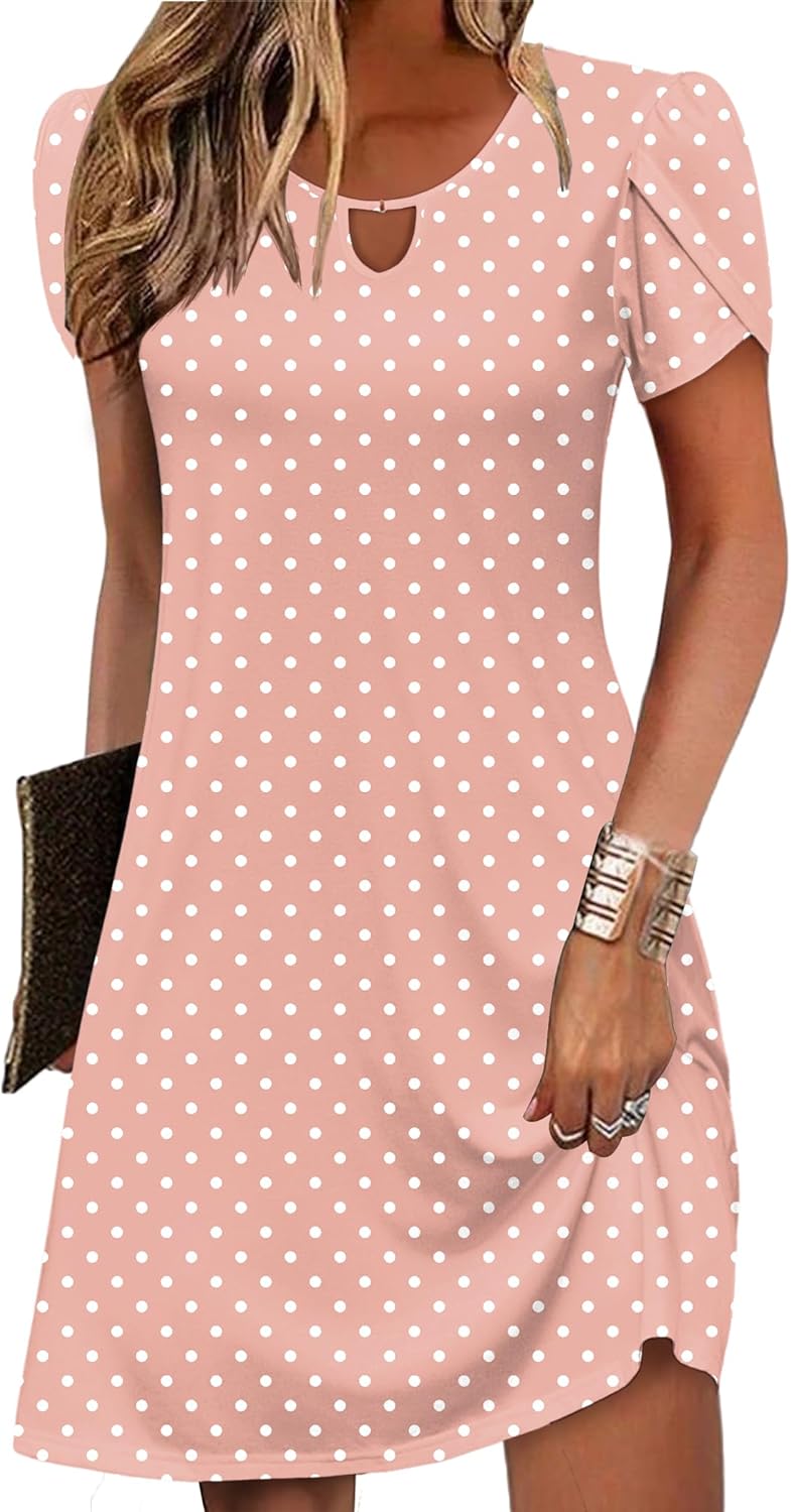 Zeagoo Women’s Casual A-Line Dresses with Pockets Summer Floral Tshirt Dress Short Sleeve Mini Dress Flowy Sundresses Zeagoo Women’s Casual A-Line Dresses with Pockets Summer Floral Tshirt Dress Short Sleeve Mini Dress Flowy Sundresses