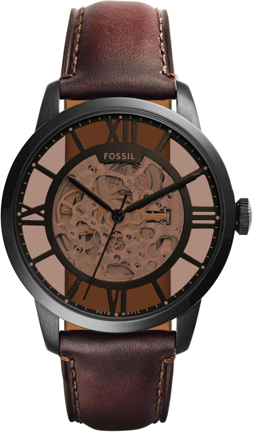Fossil Townsman Men’s Automatic Watch with Mechanical Movement and Skeleton Dial Fossil Townsman Men’s Automatic Watch with Mechanical Movement and Skeleton Dial