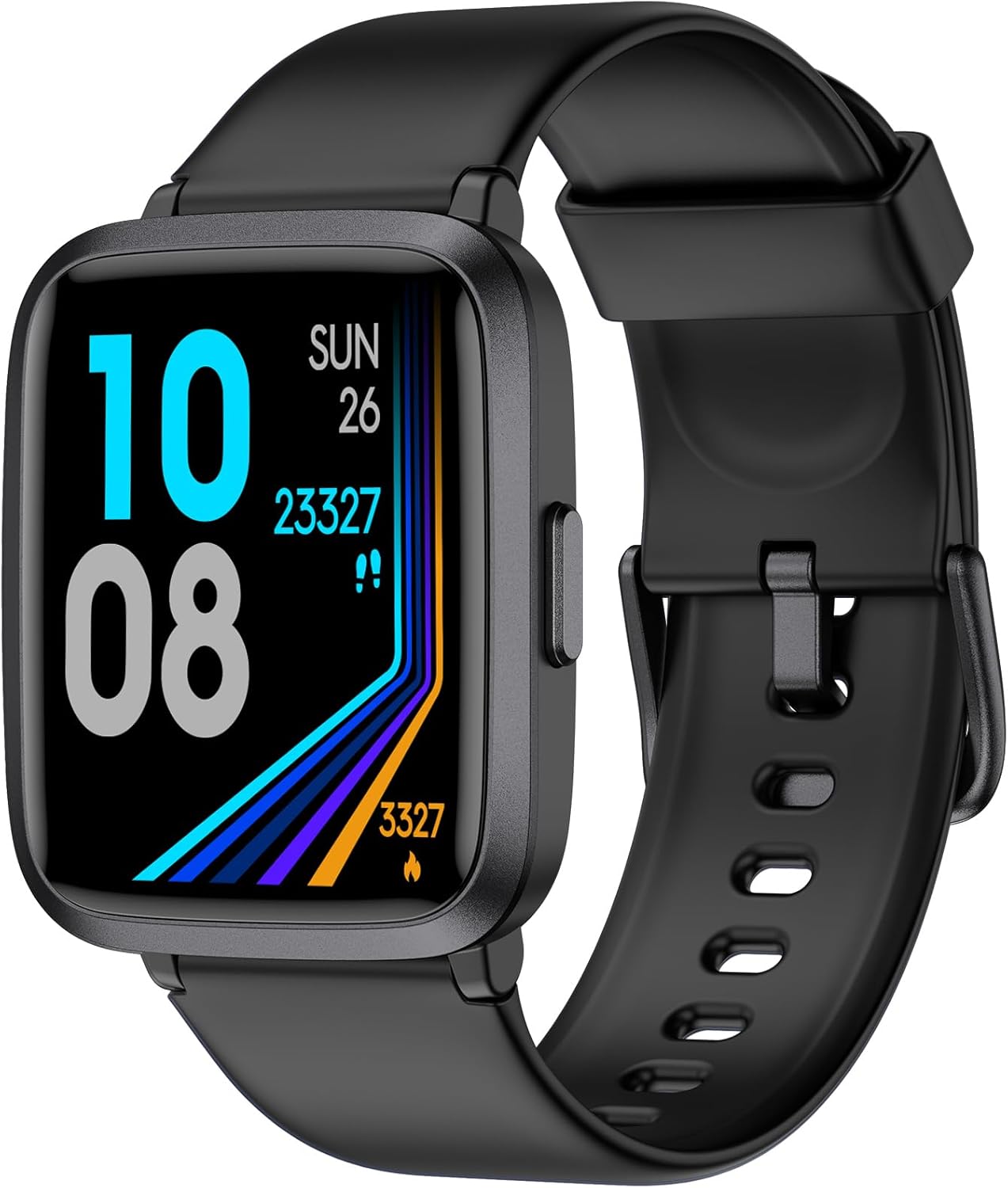 Smart Watch, Touchscreen Fitness Tracker with Heart Rate, Sleep Tracking, 5ATM Waterproof Pedometer Smartwatch Compatible with iPhone and Android Phones for Women Men Smart Watch, Touchscreen Fitness Tracker with Heart Rate, Sleep Tracking, 5ATM Waterproof Pedometer Smartwatch Compatible with iPhone and Android Phones for Women Men