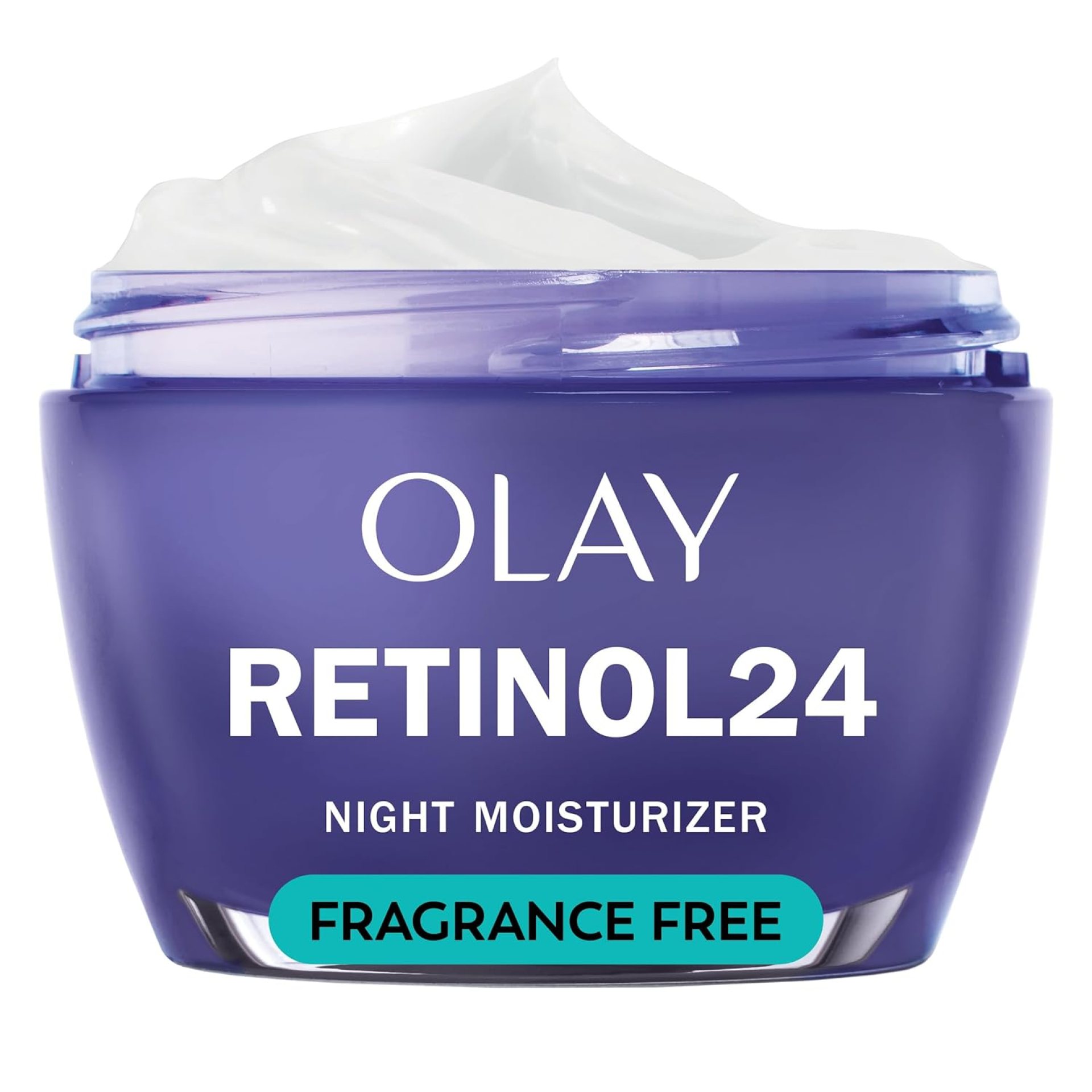 Olay Retinol 24 Face Moisturizer, Anti-Aging Night Cream for Women, Fragrance-Free, Non Greasy – Anti-Wrinkle, Smooth Fine Lines, Tightening, Hydrating Skin Care – Peptides, Glycerin, 1.7 Oz Olay Retinol 24 Face Moisturizer, Anti-Aging Night Cream for Women, Fragrance-Free, Non Greasy – Anti-Wrinkle, Smooth Fine Lines, Tightening, Hydrating Skin Care – Peptides, Glycerin, 1.7 Oz