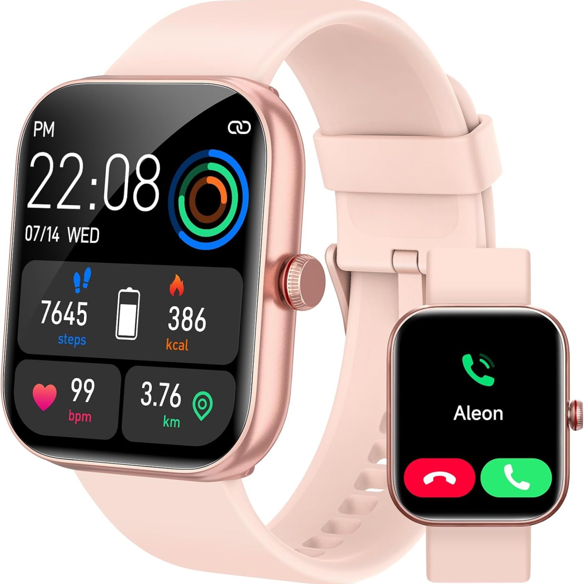 Smart Watch for Women, Smartwatch for iPhone & Android Bluetooth (Answer/Call) Built-in Alexa, 1.91″ HD Fitness Tracker with 105+ Sport Modes, IP68 Waterproof, Sleep/Heart Rate/SpO2/Stress Monitor Smart Watch for Women, Smartwatch for iPhone & Android Bluetooth (Answer/Call) Built-in Alexa, 1.91″ HD Fitness Tracker with 105+ Sport Modes, IP68 Waterproof, Sleep/Heart Rate/SpO2/Stress Monitor