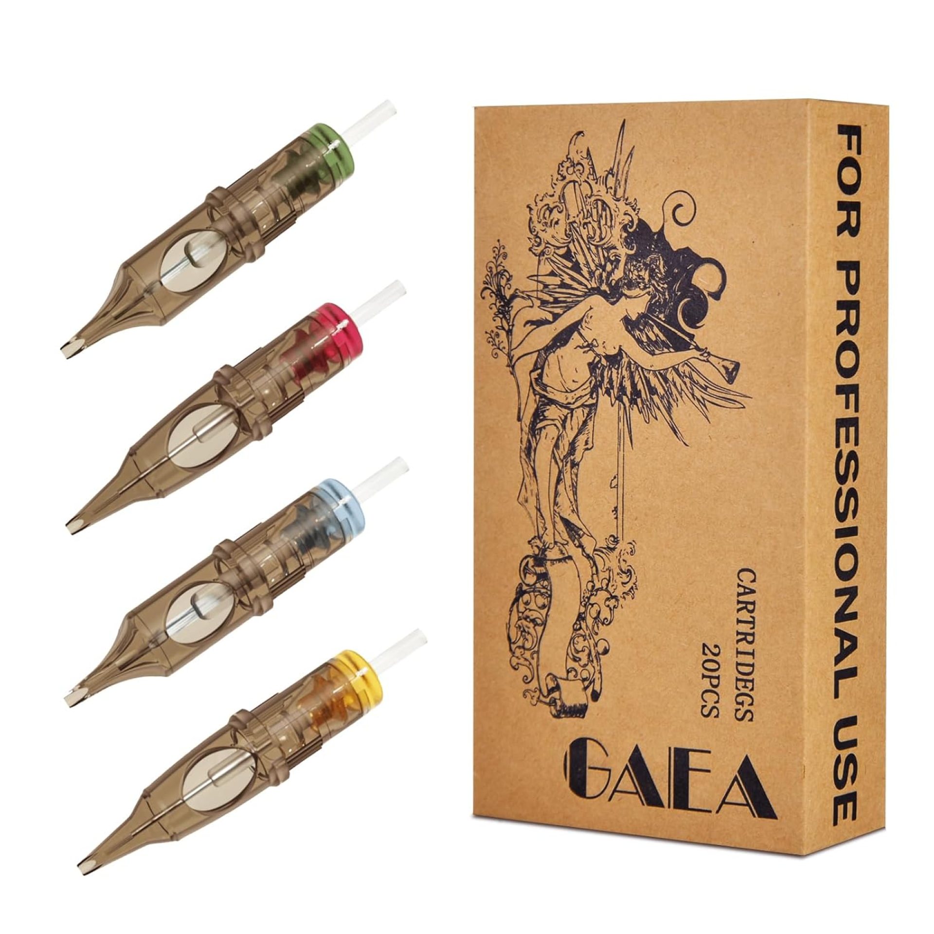GAEA Tattoo Cartridges Needle Tattoo Machine Accessories 20Pcs / Box #12 Standard Round Liner Assorted Disposable,Tattoo Needle Cartridge 0.35mm Tattoo Cartridges Disposable For Tattoo Artist(1207RL) GAEA Tattoo Cartridges Needle Tattoo Machine Accessories 20Pcs / Box #12 Standard Round Liner Assorted Disposable,Tattoo Needle Cartridge 0.35mm Tattoo Cartridges Disposable For Tattoo Artist(1207RL)