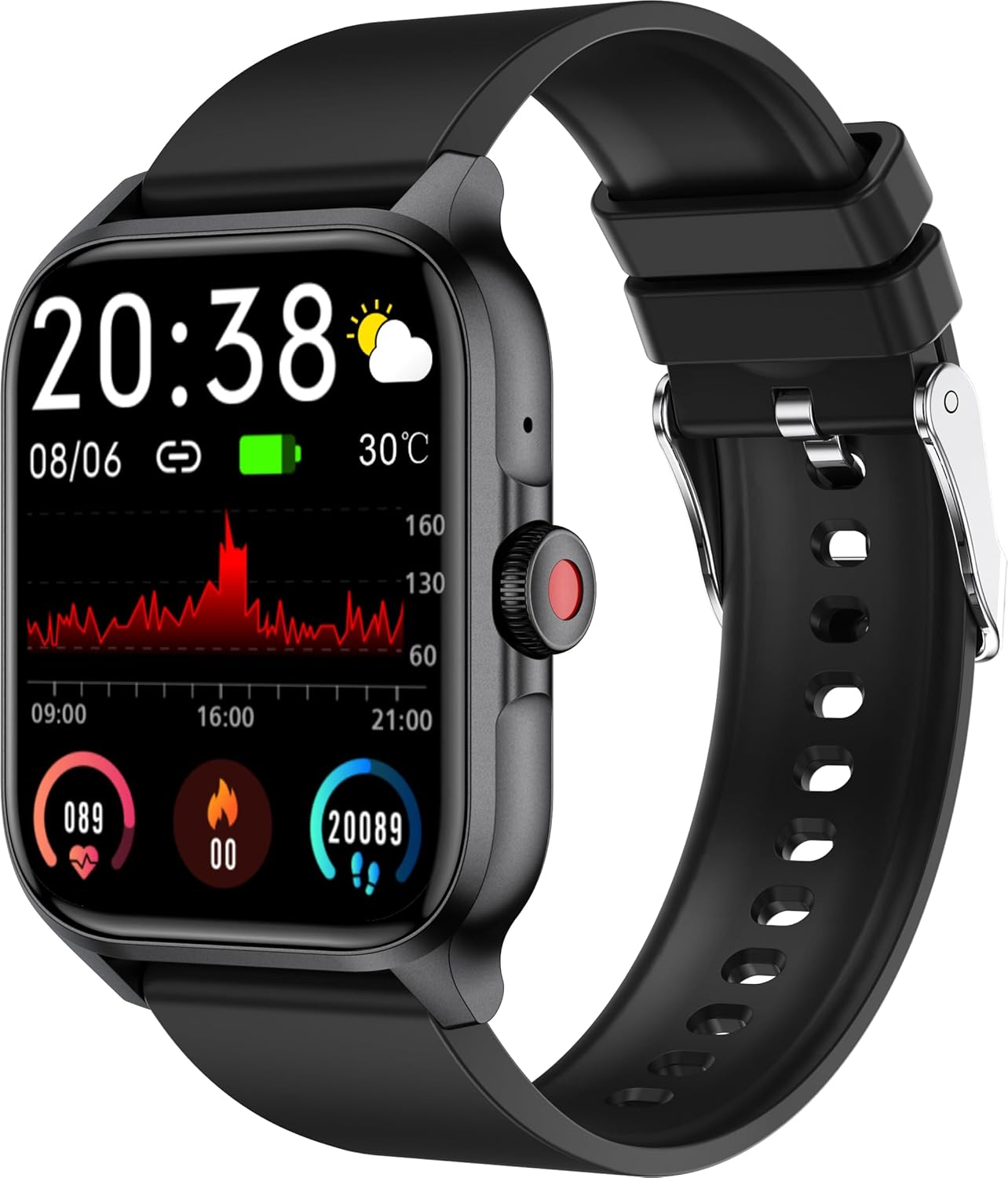 Fitness Tracker Heart Rate Blood Pressure Watch Blood Oxygen Monitor Pedometer Step Counter Activity Tracker Big Fitness Tracker for Women Men Smart Watch for Android Phones Compatible iPhone Fitness Tracker Heart Rate Blood Pressure Watch Blood Oxygen Monitor Pedometer Step Counter Activity Tracker Big Fitness Tracker for Women Men Smart Watch for Android Phones Compatible iPhone
