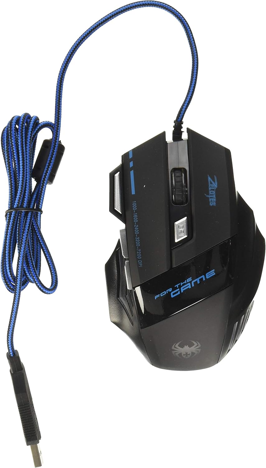 Zelotes Computer Game Mouse, LED Optical 3200 DPI 7 Button USB Wired Gaming Mouse Mice Zelotes Computer Game Mouse, LED Optical 3200 DPI 7 Button USB Wired Gaming Mouse Mice