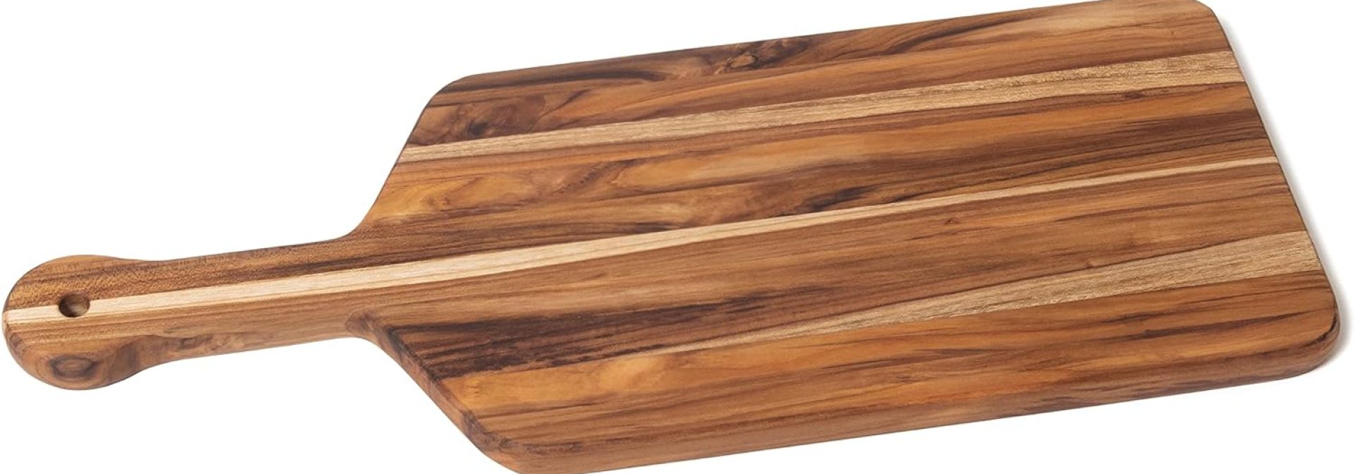 Lipper International Teak Wood Edge Grain Kitchen Paddle Board for Serving, Large, 20″ x 8″ x 3/4″ Lipper International Teak Wood Edge Grain Kitchen Paddle Board for Serving, Large, 20″ x 8″ x 3/4″