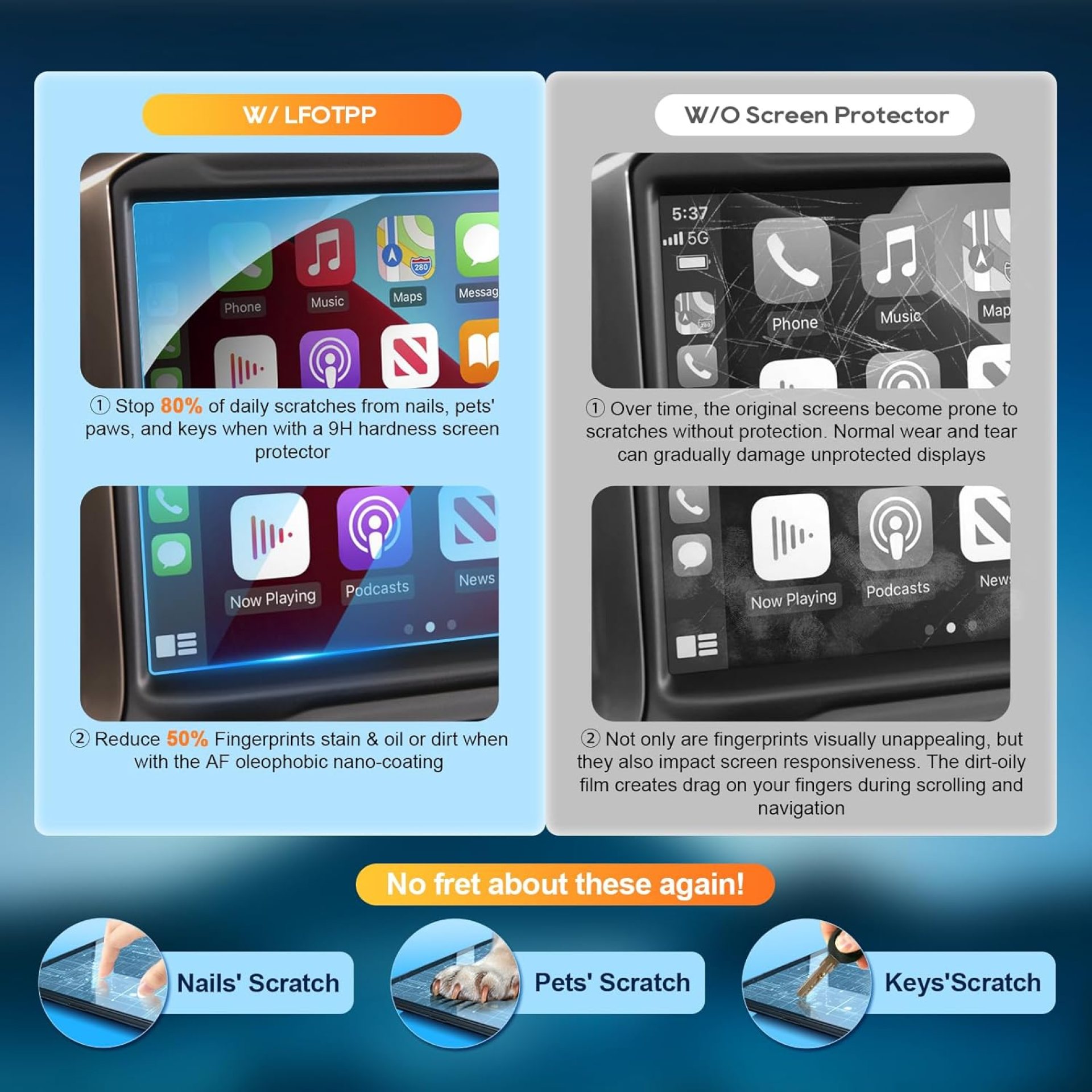 LFOTPP Fit for 2014-2019 2020 2021 Silverado 1500 2500HD 3500HD 8 Inch LTZ MyLink Car Navigation Screen Protector, Tempered Glass Infotainment Center Touch Display Guard LFOTPP Fit for 2014-2019 2020 2021 Silverado 1500 2500HD 3500HD 8 Inch LTZ MyLink Car Navigation Screen Protector, Tempered Glass Infotainment Center Touch Display Guard