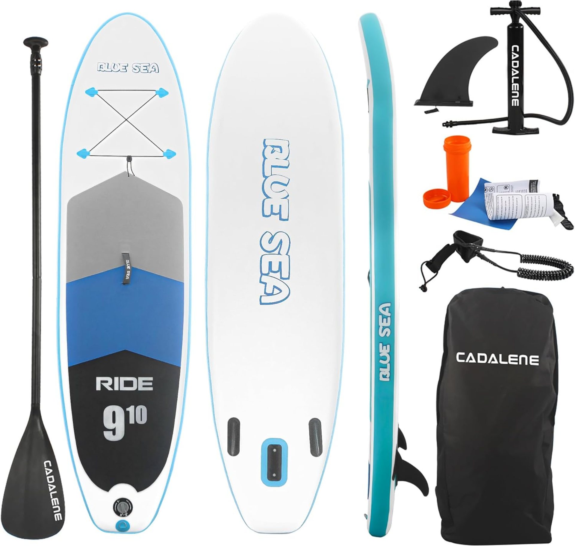 Inflatable Stand Up Paddle Board with SUP Accessories, Inflatable Paddle Board for Adults & Youth of All Skill Levels, Adjustable Paddle, Hand Pump, Leash, Nonslip Deck, Repair Kit Inflatable Stand Up Paddle Board with SUP Accessories, Inflatable Paddle Board for Adults & Youth of All Skill Levels, Adjustable Paddle, Hand Pump, Leash, Nonslip Deck, Repair Kit