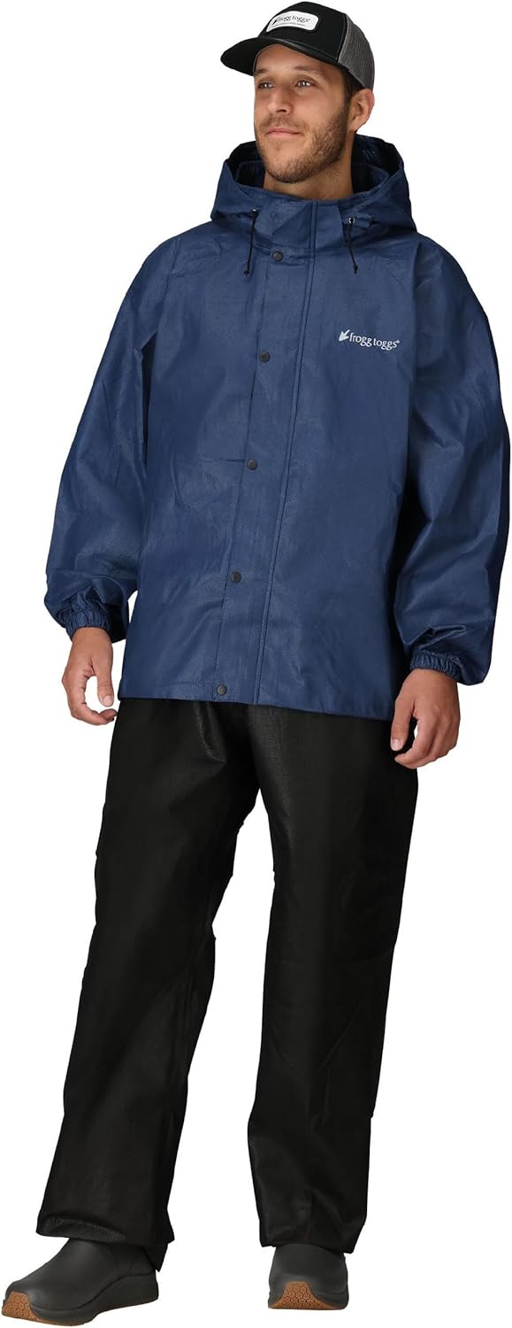 FROGG TOGGS Men’s Classic All-Sport 3-Layer Waterproof Breathable Rain Suit FROGG TOGGS Men’s Classic All-Sport 3-Layer Waterproof Breathable Rain Suit