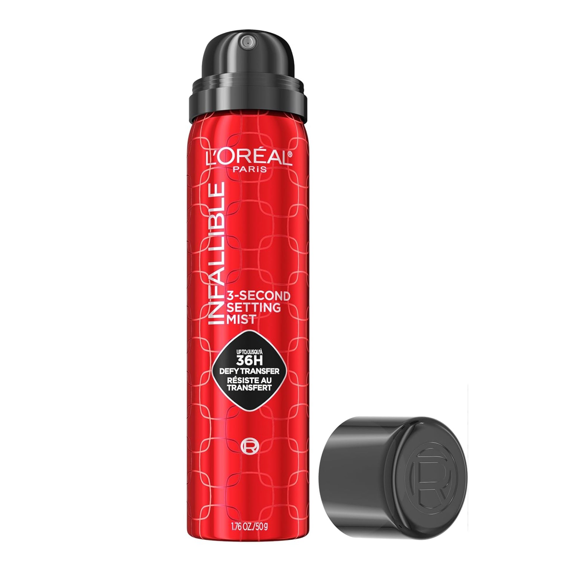 L’Oreal Paris Infallible 3-Second Setting Spray Mist, Microfine Mist for up to 36HR Wear, Clear, 1.76 oz L’Oreal Paris Infallible 3-Second Setting Spray Mist, Microfine Mist for up to 36HR Wear, Clear, 1.76 oz