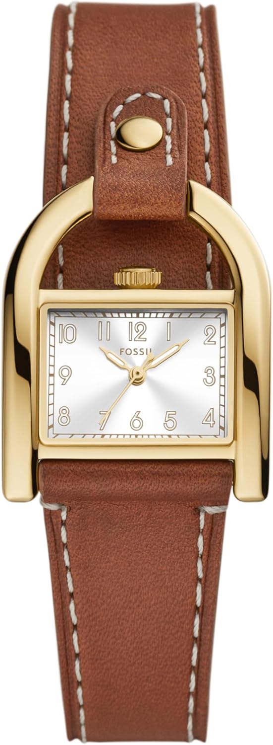 Fossil Women’s Harwell Quartz Stainless Steel and Leather Three-Hand Watch Fossil Women’s Harwell Quartz Stainless Steel and Leather Three-Hand Watch