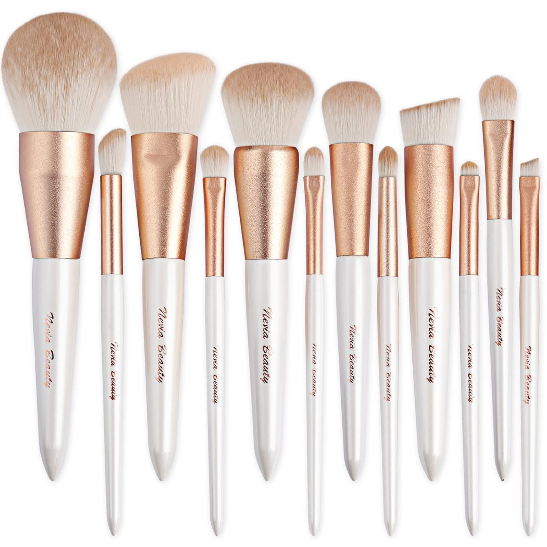 Makeup Brushes Set, EVRCHGIEA 12pcs Premium Eye Shadow, Eyebrows, Eyeliner, Concealer, Lip Liner,Foundation Makeup Brush White Travel Makeup Set,Cruelty-Free Synthetic Fiber Bristles Makeup Brushes Set, EVRCHGIEA 12pcs Premium Eye Shadow, Eyebrows, Eyeliner, Concealer, Lip Liner,Foundation Makeup Brush White Travel Makeup Set,Cruelty-Free Synthetic Fiber Bristles