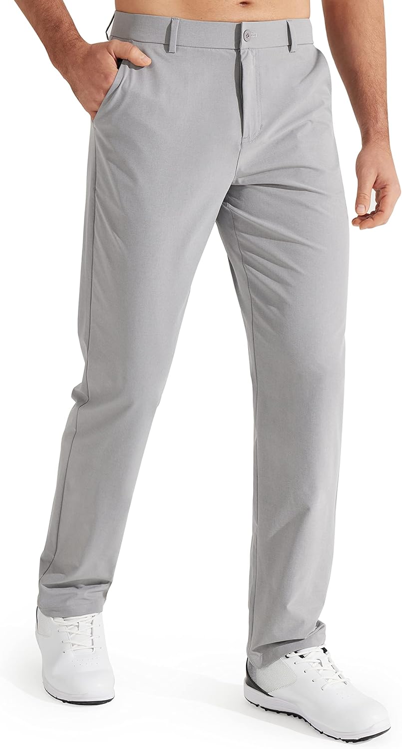 Libin Mens Golf Pants Stretch Work Dress Pants 30″/32″/34″ Quick Dry Lightweight Casual Comfy Trousers with Pockets Libin Mens Golf Pants Stretch Work Dress Pants 30″/32″/34″ Quick Dry Lightweight Casual Comfy Trousers with Pockets