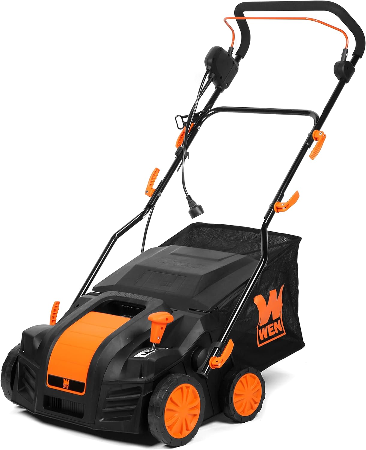 WEN DT1516 16-Inch 15-Amp 2-in-1 Electric Dethatcher and Scarifier with Collection Bag, Black WEN DT1516 16-Inch 15-Amp 2-in-1 Electric Dethatcher and Scarifier with Collection Bag, Black
