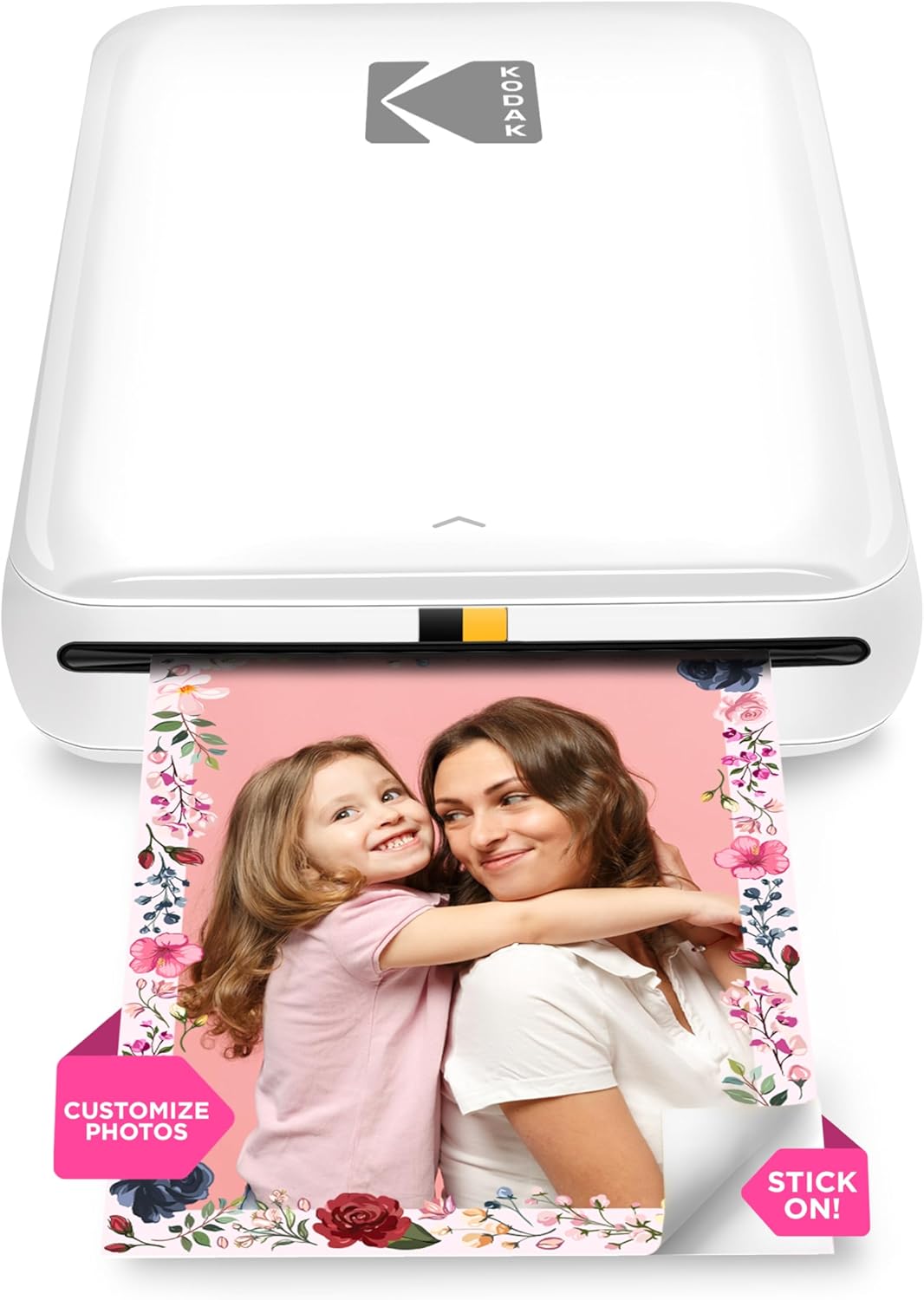 KODAK Step Instant Smartphone Photo Printer – Portable Mini Color Wireless Mobile Printer – Zink 2×3” Sticky-Back Photos – Bluetooth Compatible with iOS & Android Devices – Fun Editing App – White KODAK Step Instant Smartphone Photo Printer – Portable Mini Color Wireless Mobile Printer – Zink 2×3” Sticky-Back Photos – Bluetooth Compatible with iOS & Android Devices – Fun Editing App – White