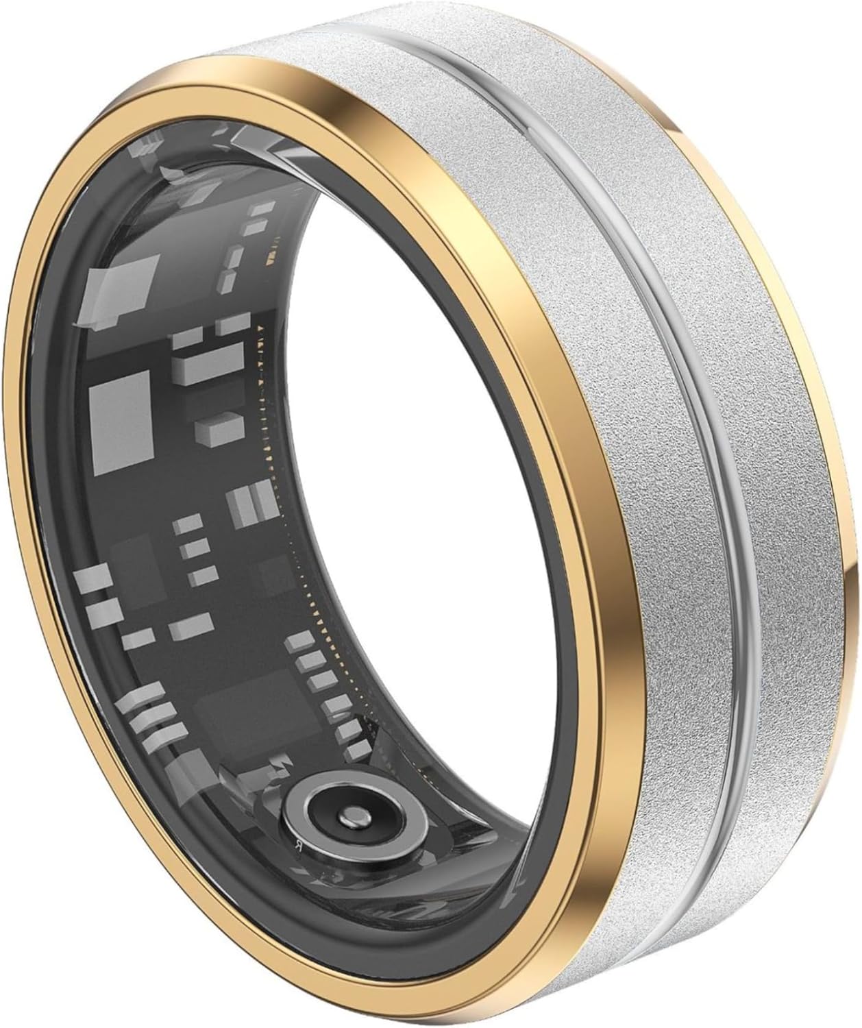 Smart Rings for Men & Women, Fitness Health Ring for Pedometer, Heart Rate and Sleep Tracking, Compatible for iOS for Android Smart Rings for Men & Women, Fitness Health Ring for Pedometer, Heart Rate and Sleep Tracking, Compatible for iOS for Android
