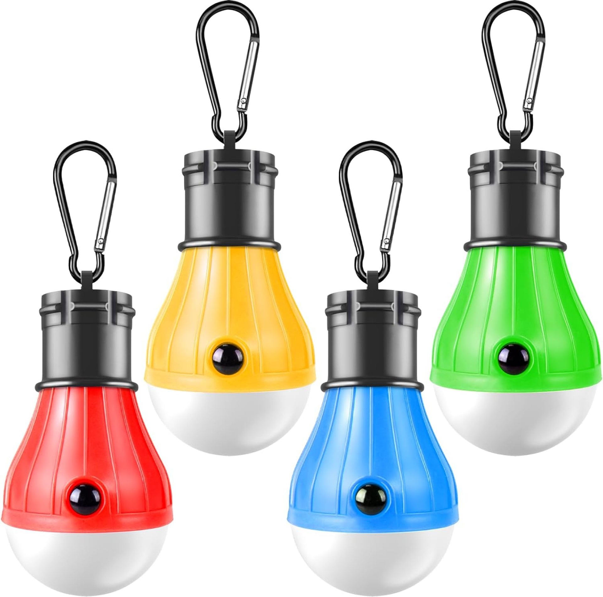 PEMOTech Camping Lantern 4 Pack, 4 Lighting Modes LED Camping Lights Bulbs with Clip Hooks, Waterproof Portable Battery Operated Emergency Tent Lights for Outdoor Camping Hiking Fishing Hunting PEMOTech Camping Lantern 4 Pack, 4 Lighting Modes LED Camping Lights Bulbs with Clip Hooks, Waterproof Portable Battery Operated Emergency Tent Lights for Outdoor Camping Hiking Fishing Hunting