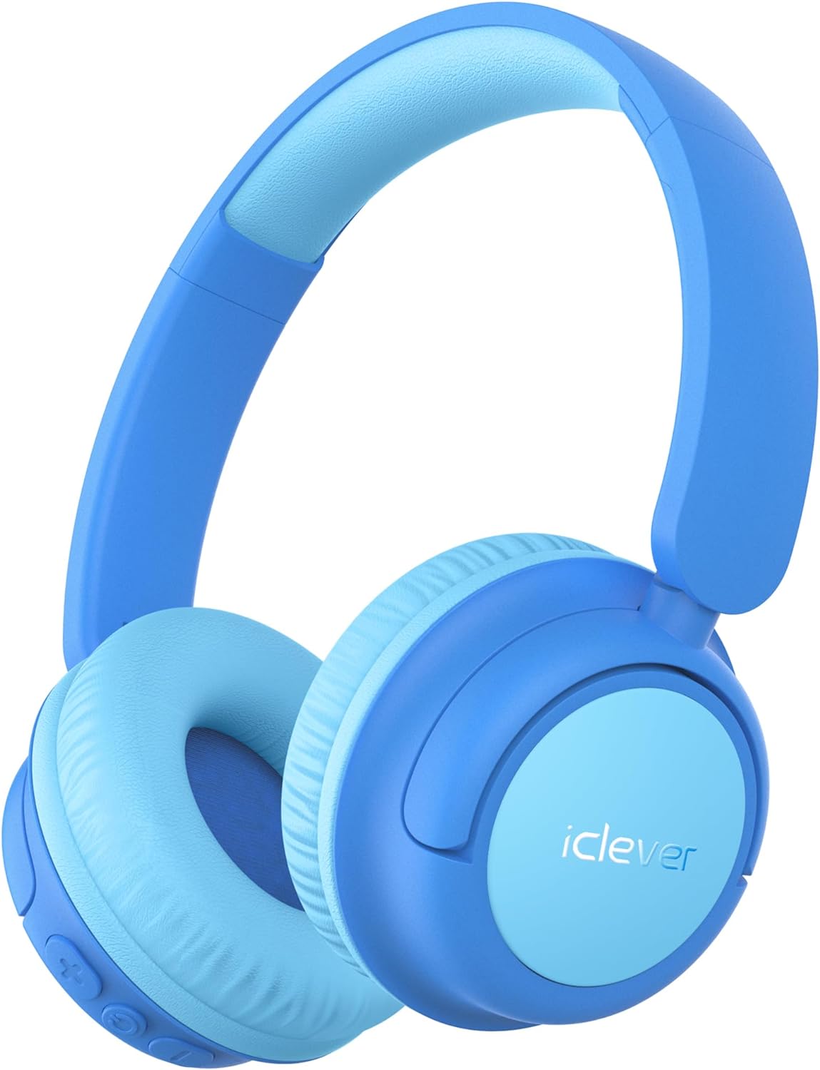 iClever BTH22 Kids Bluetooth Headphones, 60H Play Time, USB C Fast Charging, Bluetooth 5.4, AUX Cord,Safe Volume 74/85 dBA,Toddler Headphones for iPad/Tablet/Travel/School, Blue iClever BTH22 Kids Bluetooth Headphones, 60H Play Time, USB C Fast Charging, Bluetooth 5.4, AUX Cord,Safe Volume 74/85 dBA,Toddler Headphones for iPad/Tablet/Travel/School, Blue