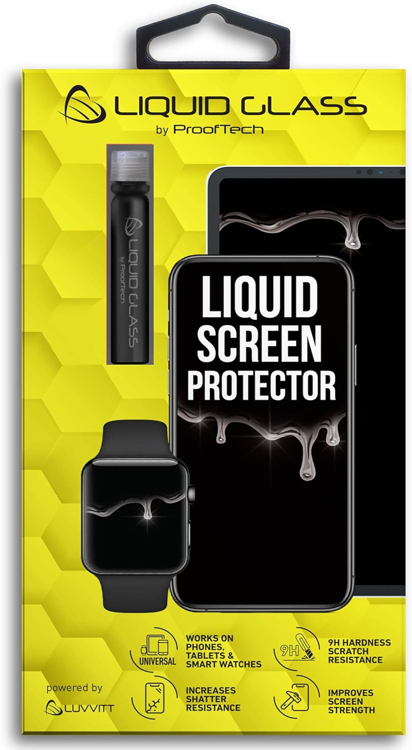 Liquid Glass Screen Protector for Up to 4 Devices | Universal for All Smartphones Tablets Smart Watches Liquid Glass Screen Protector for Up to 4 Devices | Universal for All Smartphones Tablets Smart Watches