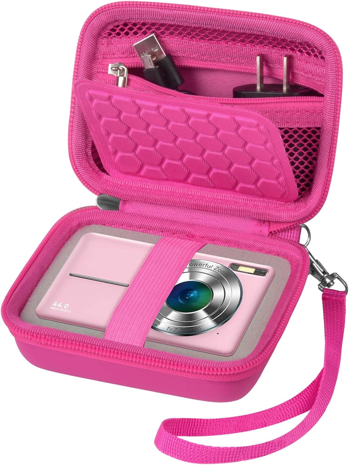 Carrying & Protective Case for Digital Camera, AbergBest 21 Mega Pixels 2.7″ LCD Rechargeable HD/Kodak Pixpro/Canon PowerShot ELPH 180/190 / Sony DSCW800 / DSCW831 Cameras for Travel – Rose Red Carrying & Protective Case for Digital Camera, AbergBest 21 Mega Pixels 2.7″ LCD Rechargeable HD/Kodak Pixpro/Canon PowerShot ELPH 180/190 / Sony DSCW800 / DSCW831 Cameras for Travel – Rose Red