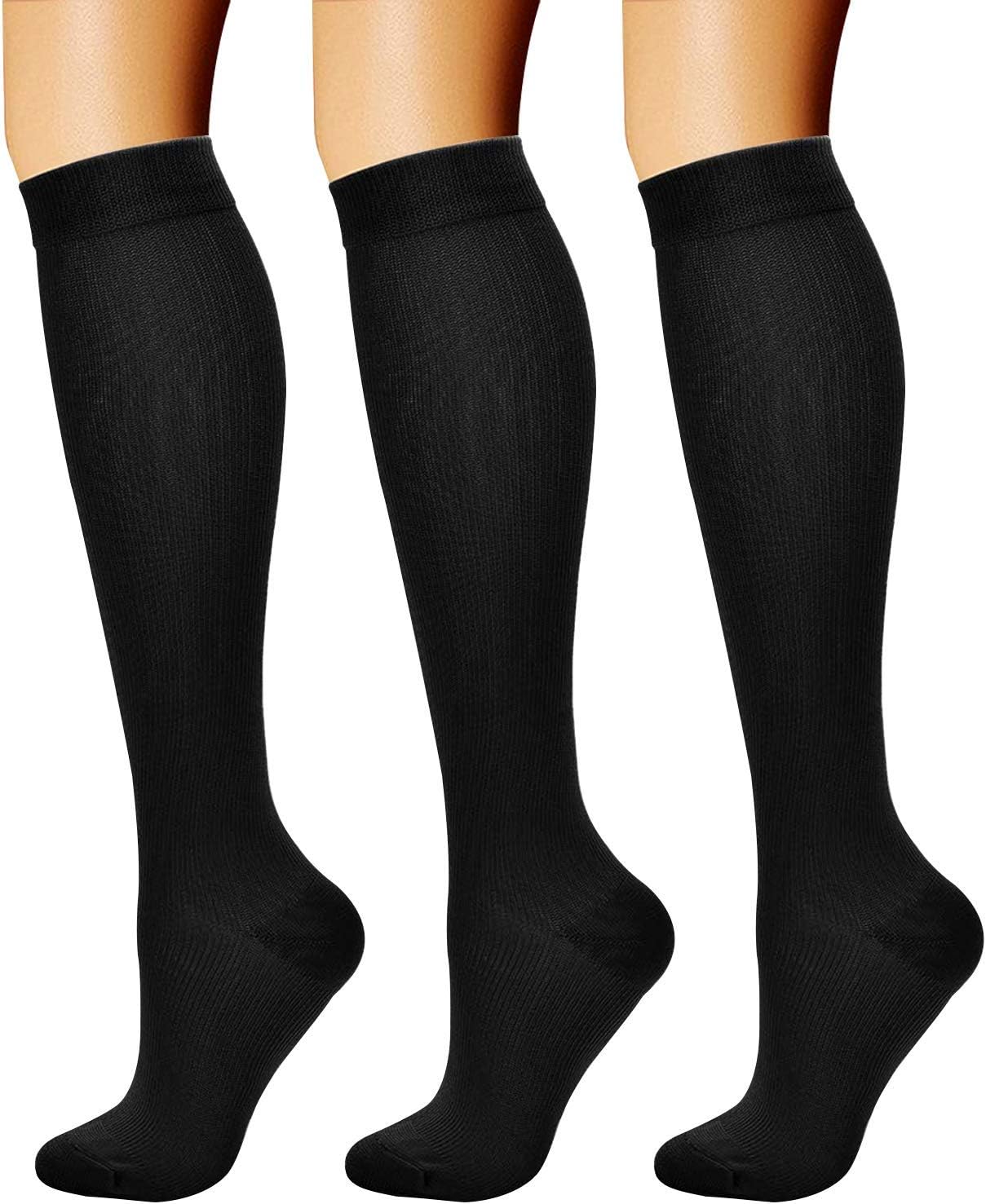 CHARMKING Compression Socks for Women & Men Circulation (3 Pairs) 15-20 mmHg is Best Support for Athletic Running Cycling CHARMKING Compression Socks for Women & Men Circulation (3 Pairs) 15-20 mmHg is Best Support for Athletic Running Cycling