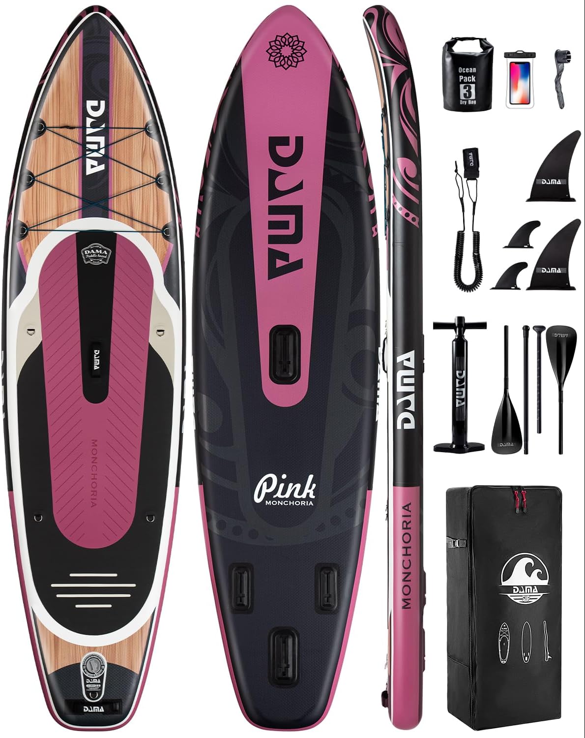 DAMA 11’*34″*6″ Stand Up Paddle Board, Inflatable Paddle Board,Inflatable Paddle Boards for Adults w/a Wide, Smooth and Non Slip Deck, Versatile Styles, Suitable for Adults DAMA 11’*34″*6″ Stand Up Paddle Board, Inflatable Paddle Board,Inflatable Paddle Boards for Adults w/a Wide, Smooth and Non Slip Deck, Versatile Styles, Suitable for Adults