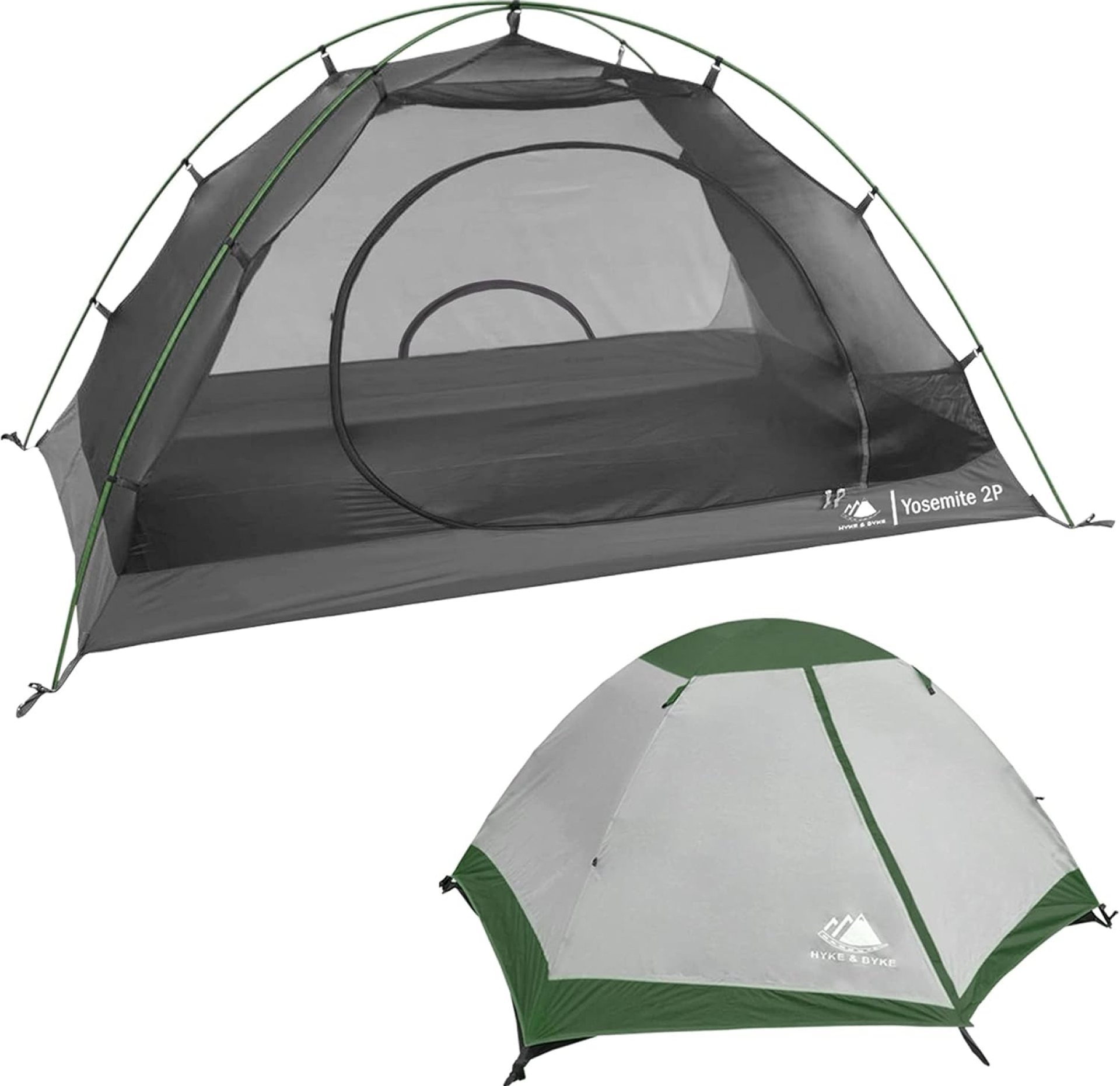Hyke & Byke Yosemite Hiking & Backpacking Tent – 3 Season Ultralight, Waterproof Tent for Camping w/Rain Fly and Footprint – 2 Person – Lime Green Hyke & Byke Yosemite Hiking & Backpacking Tent – 3 Season Ultralight, Waterproof Tent for Camping w/Rain Fly and Footprint – 2 Person – Lime Green
