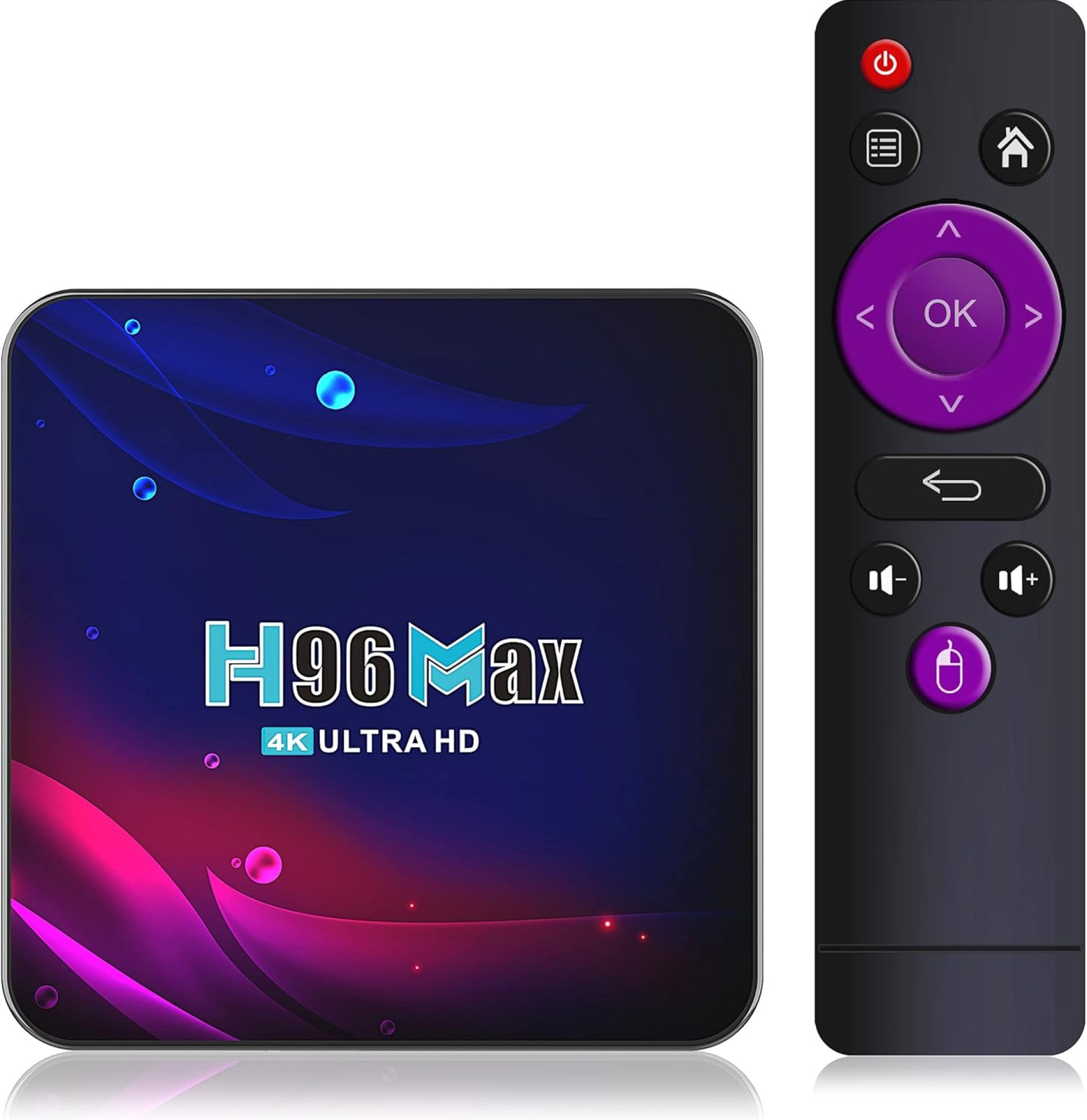 Smart TV Box 4G+64GB H96 Max Android 11.0 RK3318 Quad-Core with 2.4G WiFi 4K Ultra HD H.265 Streaming Media Player Smart TV Box 4G+64GB H96 Max Android 11.0 RK3318 Quad-Core with 2.4G WiFi 4K Ultra HD H.265 Streaming Media Player