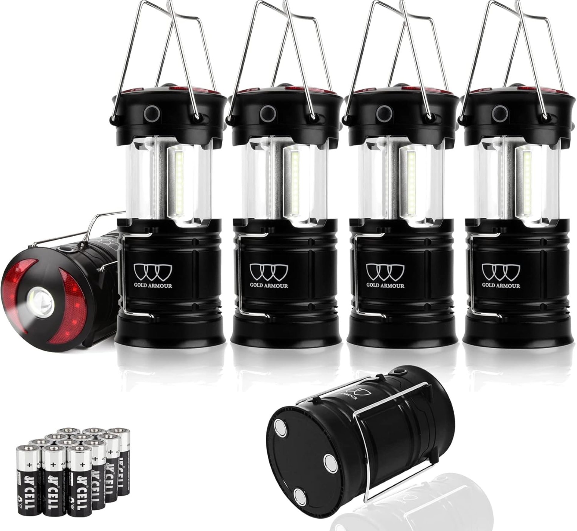 Gold Armour LED Lantern – Camping Lantern 2X Brighter, Camping Essentials with 4 Modes Red Light, Battery Powered Operated Emergency Light for Hurricanes Power Outages, Survival Gear Accessories Gold Armour LED Lantern – Camping Lantern 2X Brighter, Camping Essentials with 4 Modes Red Light, Battery Powered Operated Emergency Light for Hurricanes Power Outages, Survival Gear Accessories