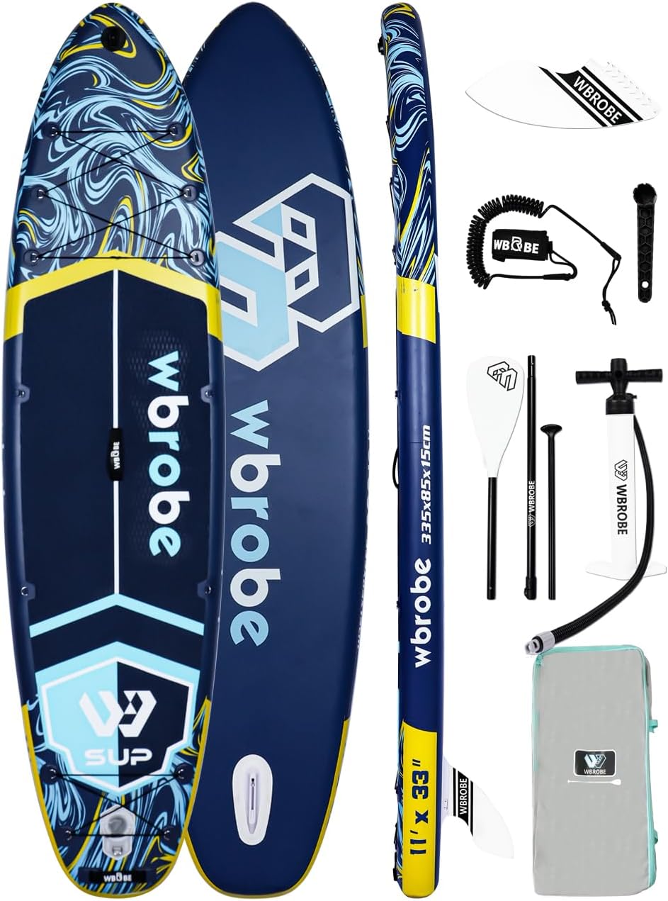 Inflatable Paddle Board,Stand Up Paddle Boards, 11’*33”* 6” Extra Wide SUP Board, with Full Set of SUP Board Accessories for Youth & Adult Inflatable Paddle Board,Stand Up Paddle Boards, 11’*33”* 6” Extra Wide SUP Board, with Full Set of SUP Board Accessories for Youth & Adult