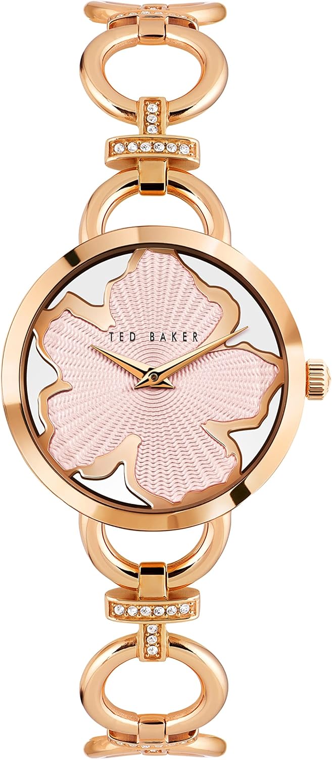 Ted Baker Ladies Stainless Steel Rose Gold Chain Bracelet Watch (Model: BKPLIS3019I) Ted Baker Ladies Stainless Steel Rose Gold Chain Bracelet Watch (Model: BKPLIS3019I)