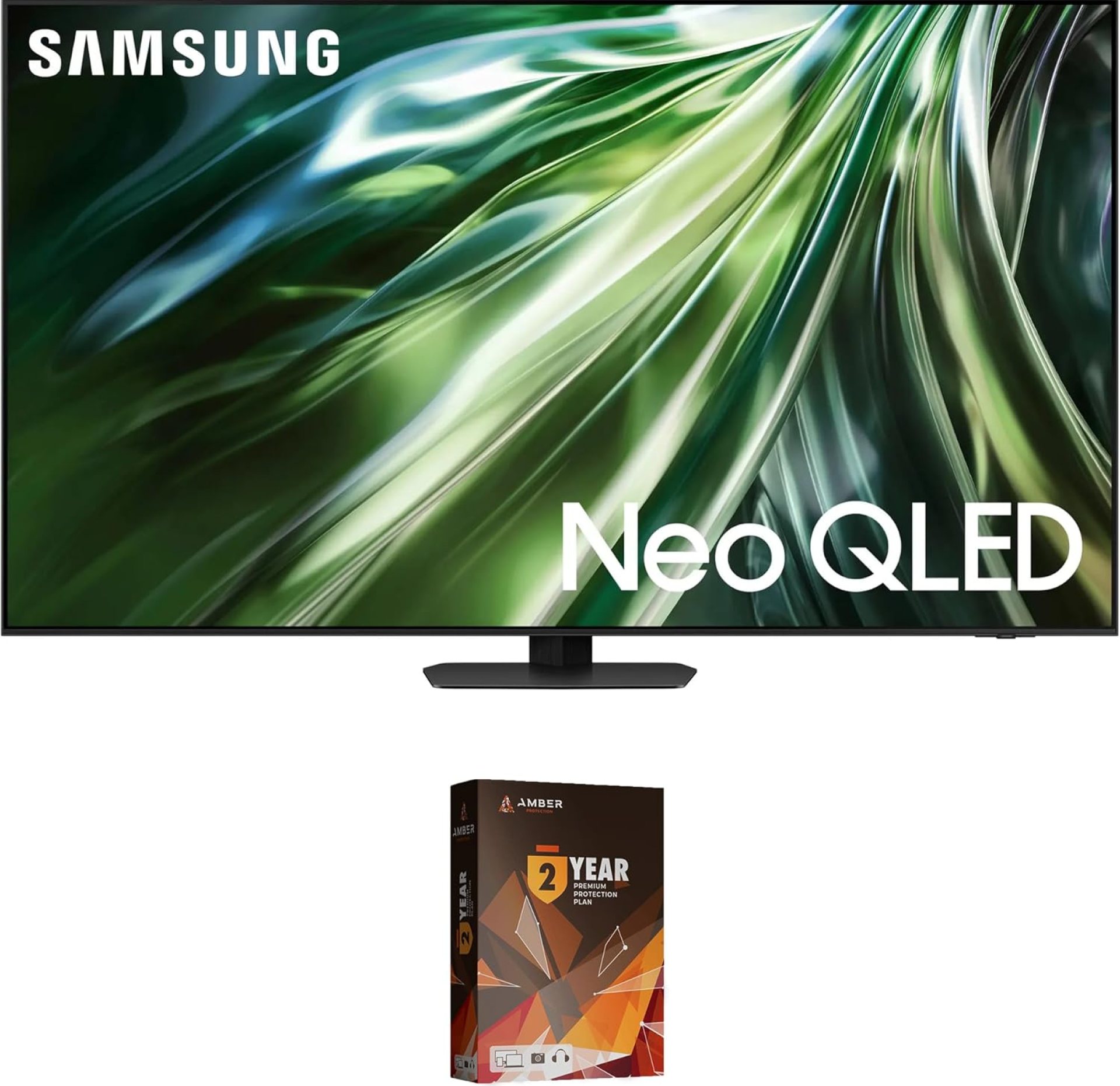 Samsung QN50QN90DAFXZA 50 Inch Neo QLED TV with 4K AI Upscaling and 2 Year Amber Protection Plan (2024) Samsung QN50QN90DAFXZA 50 Inch Neo QLED TV with 4K AI Upscaling and 2 Year Amber Protection Plan (2024)