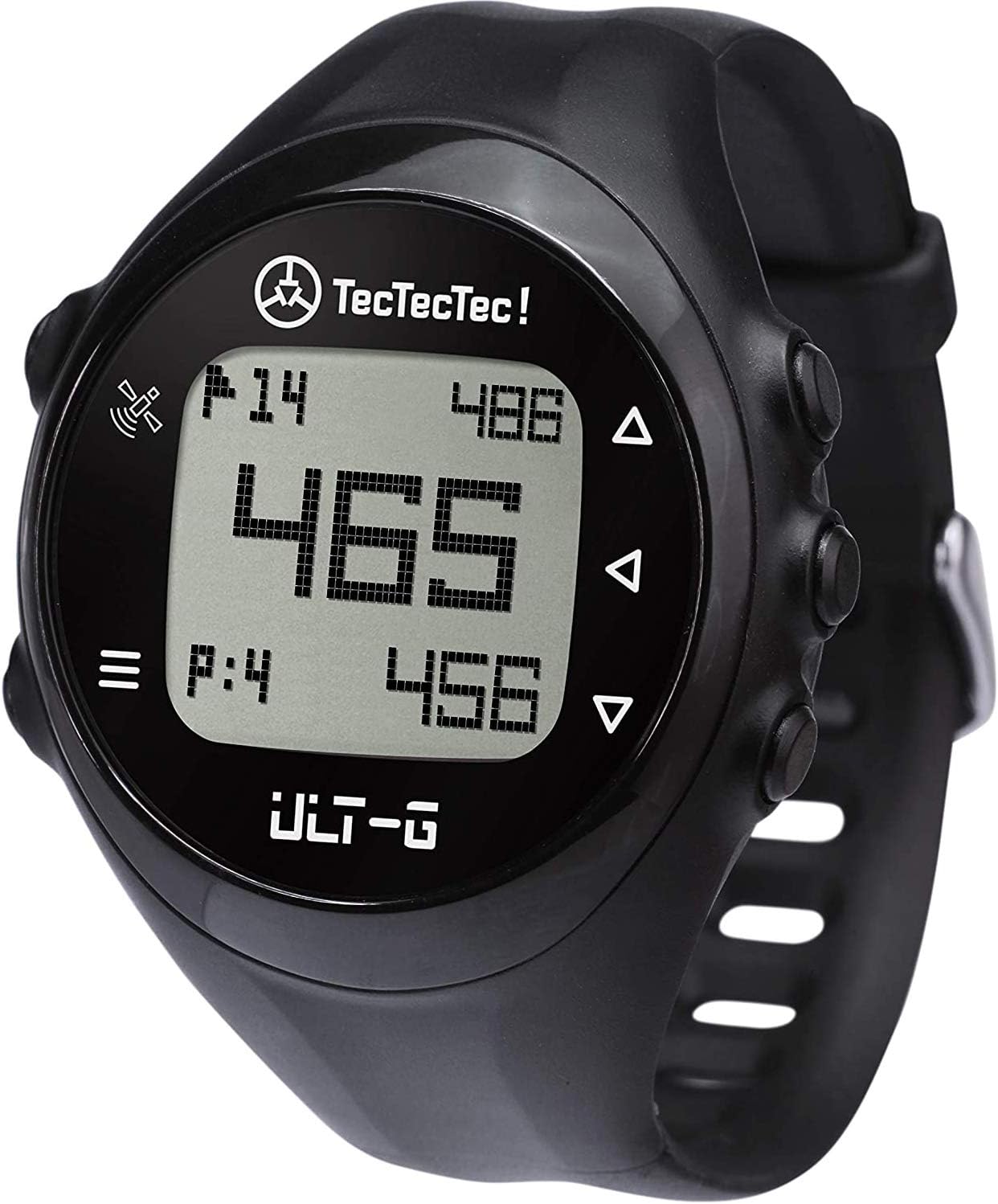 TecTecTec ULT-G Stylish, Lightweight and Multi-Functional Golf GPS Watch, Durable Wrist Band with LCD Display, Worldwide Preloaded Courses – Black TecTecTec ULT-G Stylish, Lightweight and Multi-Functional Golf GPS Watch, Durable Wrist Band with LCD Display, Worldwide Preloaded Courses – Black