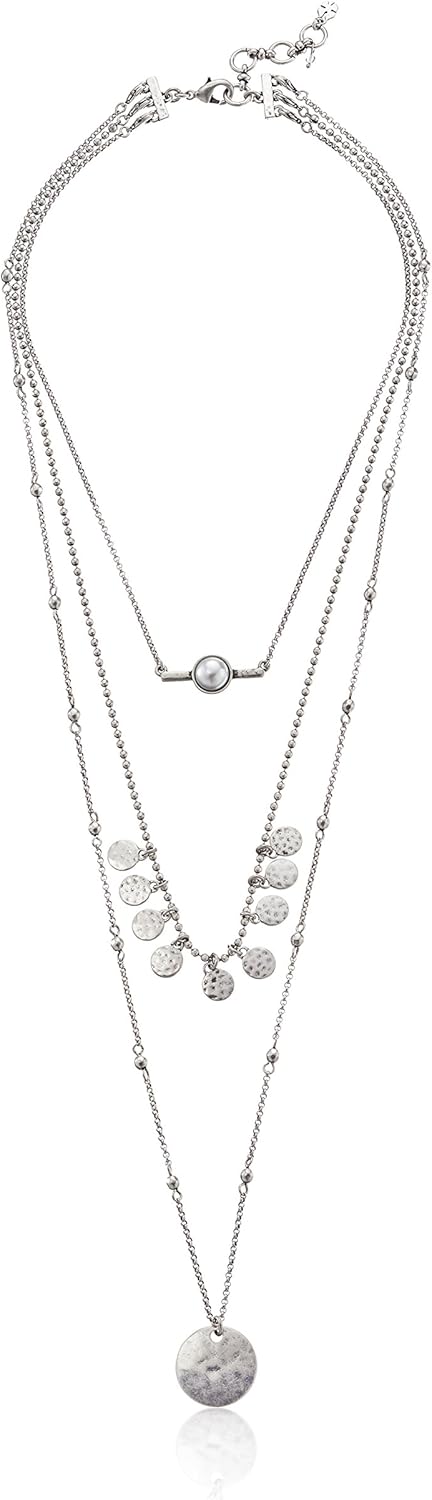 Lucky Brand Women’s Lucky Layer Pearl Necklace Lucky Brand Women’s Lucky Layer Pearl Necklace