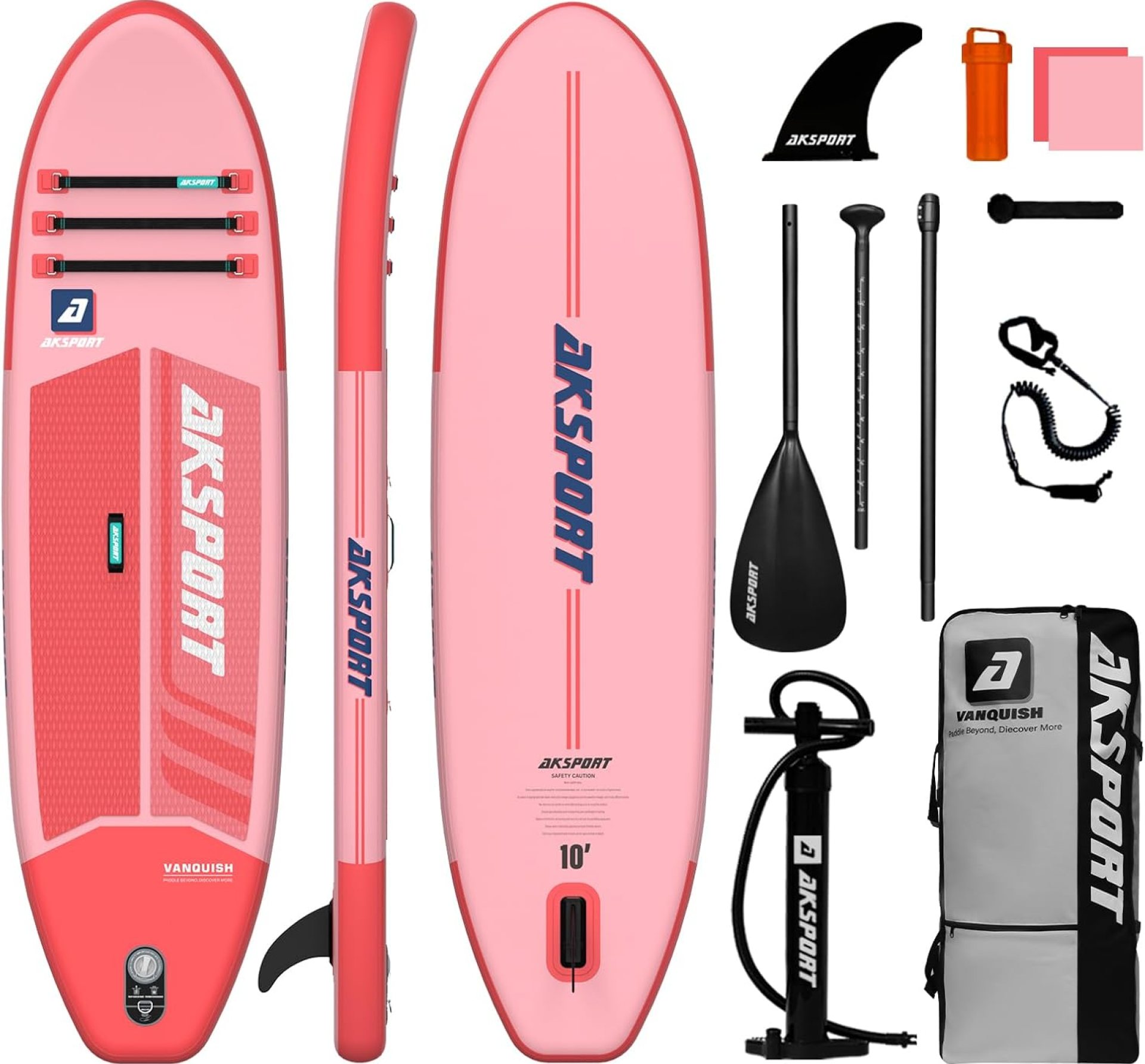 AKSPORT Inflatable Stand Up Paddle Board with Premium SUP Board Accessories,Inflatable Paddle Boards for Youth & Adult AKSPORT Inflatable Stand Up Paddle Board with Premium SUP Board Accessories,Inflatable Paddle Boards for Youth & Adult
