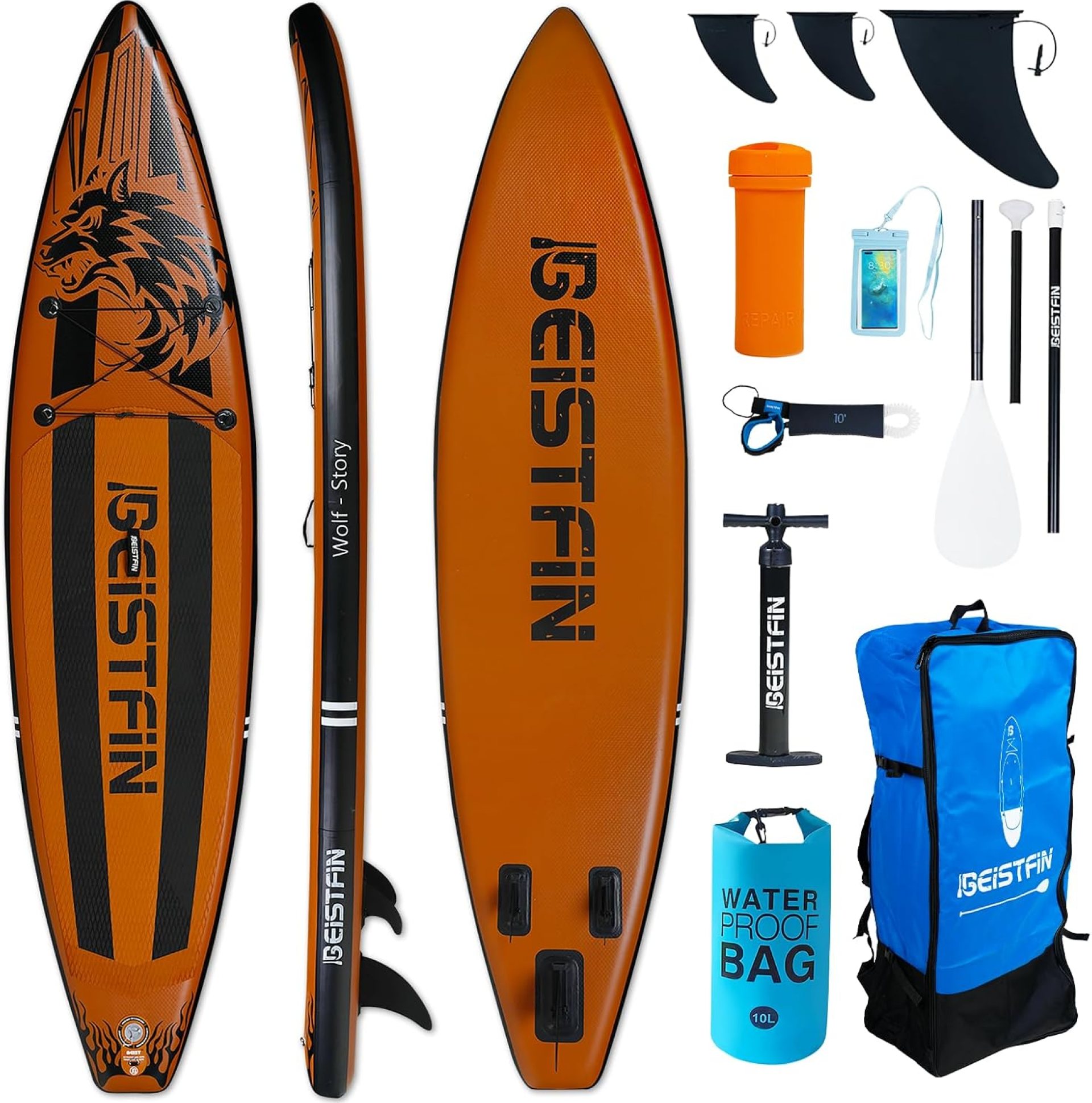 Inflatable Stand Up Paddle Boards with Premium SUP Accessories, 10’6″/11’6″*33″*6″ Wide Stable Design, Anti-Slip EVA Deck, Puncture Resistant Inflatable Paddle Board for Adults Inflatable Stand Up Paddle Boards with Premium SUP Accessories, 10’6″/11’6″*33″*6″ Wide Stable Design, Anti-Slip EVA Deck, Puncture Resistant Inflatable Paddle Board for Adults