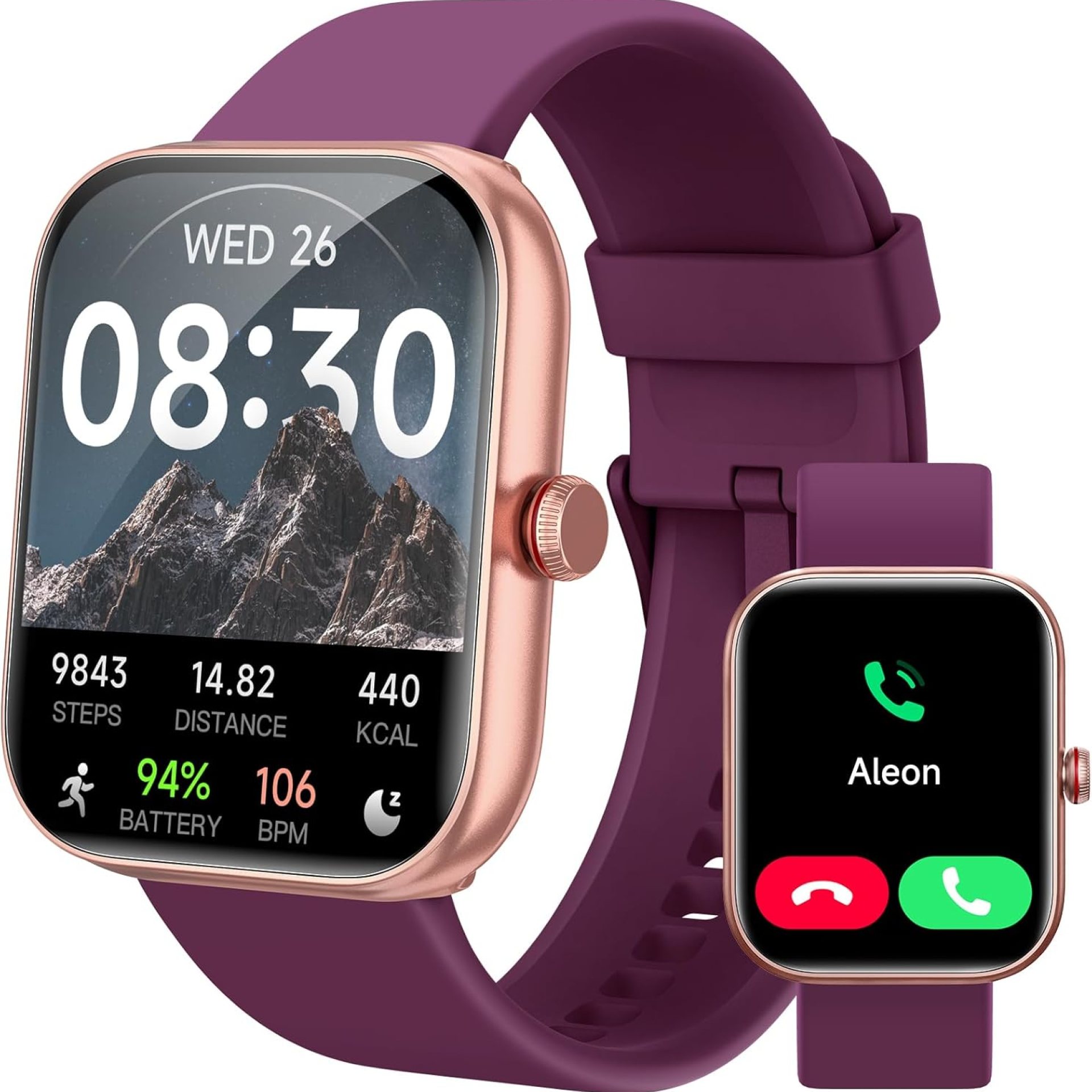Smart Watch for Women Men, Smartwatch for iPhone & Android Bluetooth (Answer/Call) Built-in Alexa, 1.91″ HD Fitness Tracker with 105+ Sport Modes, IP68 Waterproof, Sleep/Heart Rate/SpO2/Stress Monitor Smart Watch for Women Men, Smartwatch for iPhone & Android Bluetooth (Answer/Call) Built-in Alexa, 1.91″ HD Fitness Tracker with 105+ Sport Modes, IP68 Waterproof, Sleep/Heart Rate/SpO2/Stress Monitor