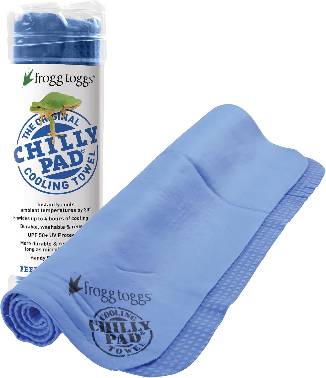 FROGG TOGGS Chilly Pad, Instant Cooling Towel, long lasting, reusable, Sports and Outdoors Neck Towel 33×13 FROGG TOGGS Chilly Pad, Instant Cooling Towel, long lasting, reusable, Sports and Outdoors Neck Towel 33×13