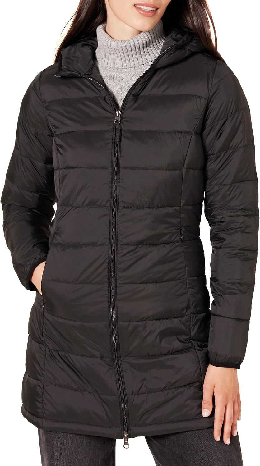 Amazon Essentials Women’s Lightweight Full-Zip Water-Resistant Hooded Puffer Coat (Available in Plus Size) Amazon Essentials Women’s Lightweight Full-Zip Water-Resistant Hooded Puffer Coat (Available in Plus Size)