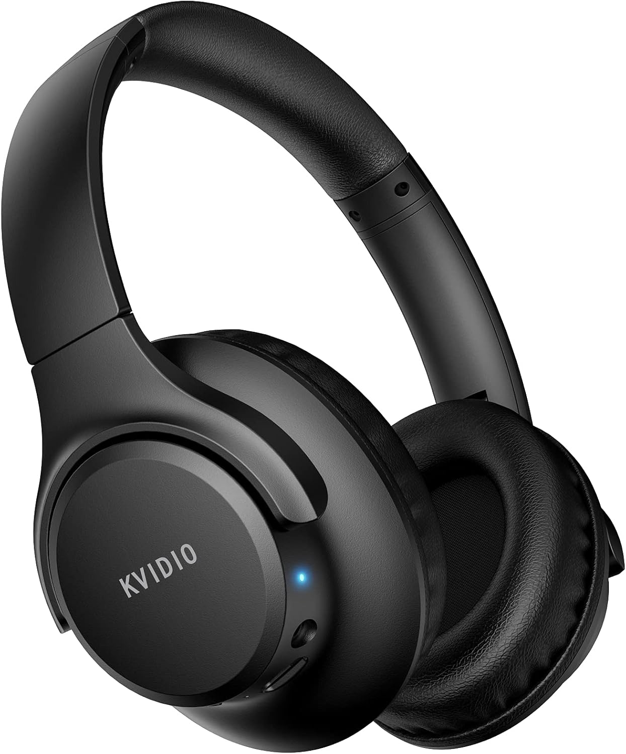 KVIDIO Bluetooth Headphones Over Ear, 65 Hours Playtime Wireless Headphones with Microphone, Foldable Lightweight Headset with Deep Bass, HiFi Stereo Sound for Travel Work Cellphone KVIDIO Bluetooth Headphones Over Ear, 65 Hours Playtime Wireless Headphones with Microphone, Foldable Lightweight Headset with Deep Bass, HiFi Stereo Sound for Travel Work Cellphone