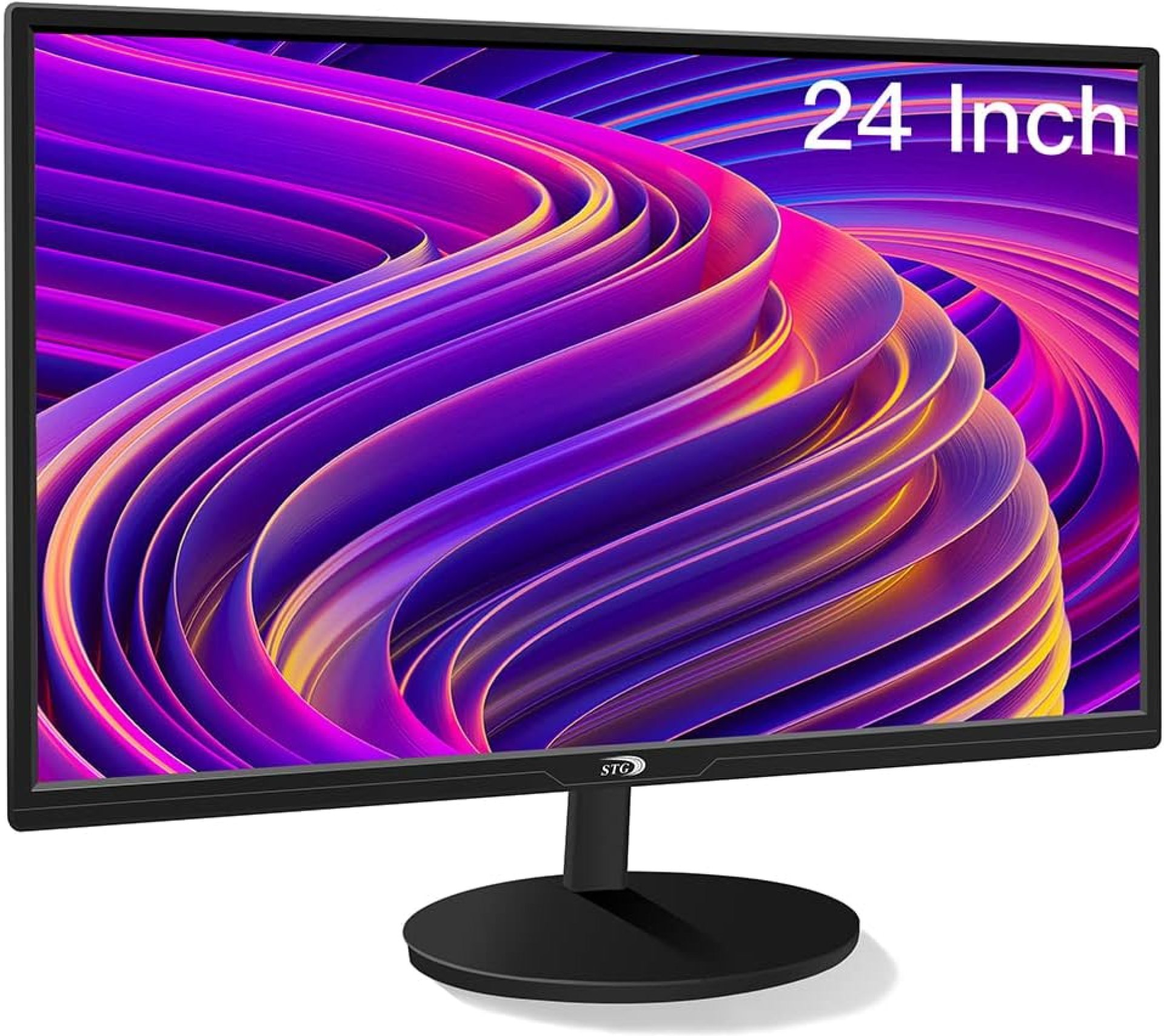 STGAubron 24 Inch Gaming Computer Monitor, FHD 1920 x 1080P Office PC LED Display, 99% sRGB, HDMI, VGA, Ergonomic Tilt Adjustment STGAubron 24 Inch Gaming Computer Monitor, FHD 1920 x 1080P Office PC LED Display, 99% sRGB, HDMI, VGA, Ergonomic Tilt Adjustment