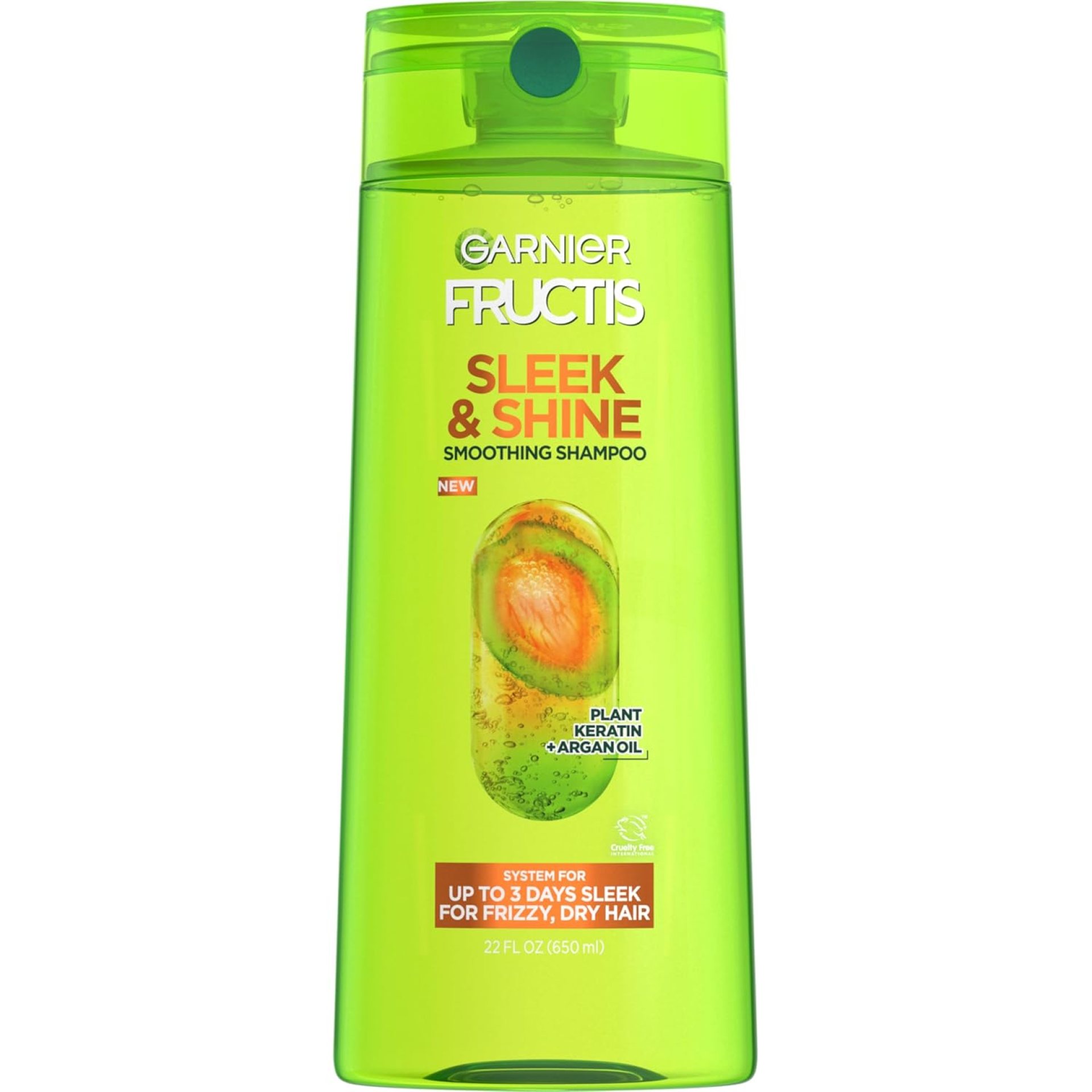 Garnier Fructis Sleek & Shine Shampoo, Frizzy, Dry, Unmanageable Hair, 22 fl. oz.(Packaging May Vary) Garnier Fructis Sleek & Shine Shampoo, Frizzy, Dry, Unmanageable Hair, 22 fl. oz.(Packaging May Vary)