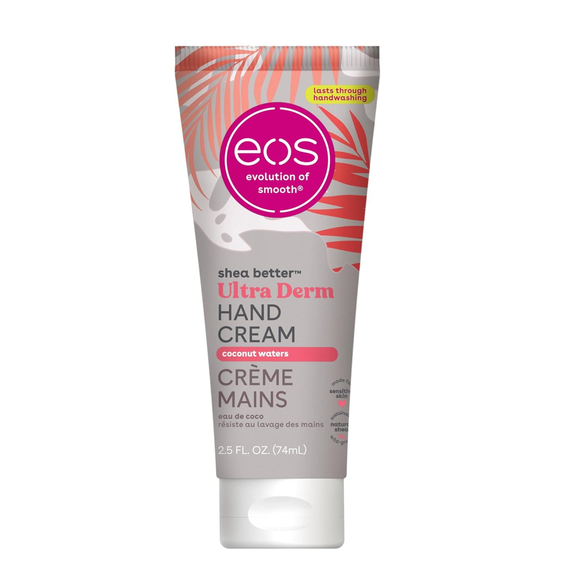 eos Shea Better Hand Cream – Coconut, Natural Shea Butter Hand Lotion and Skin Care, 24 Hour Hydration with Shea Butter & Oil, 2.5 oz, Packaging May Vary eos Shea Better Hand Cream – Coconut, Natural Shea Butter Hand Lotion and Skin Care, 24 Hour Hydration with Shea Butter & Oil, 2.5 oz, Packaging May Vary